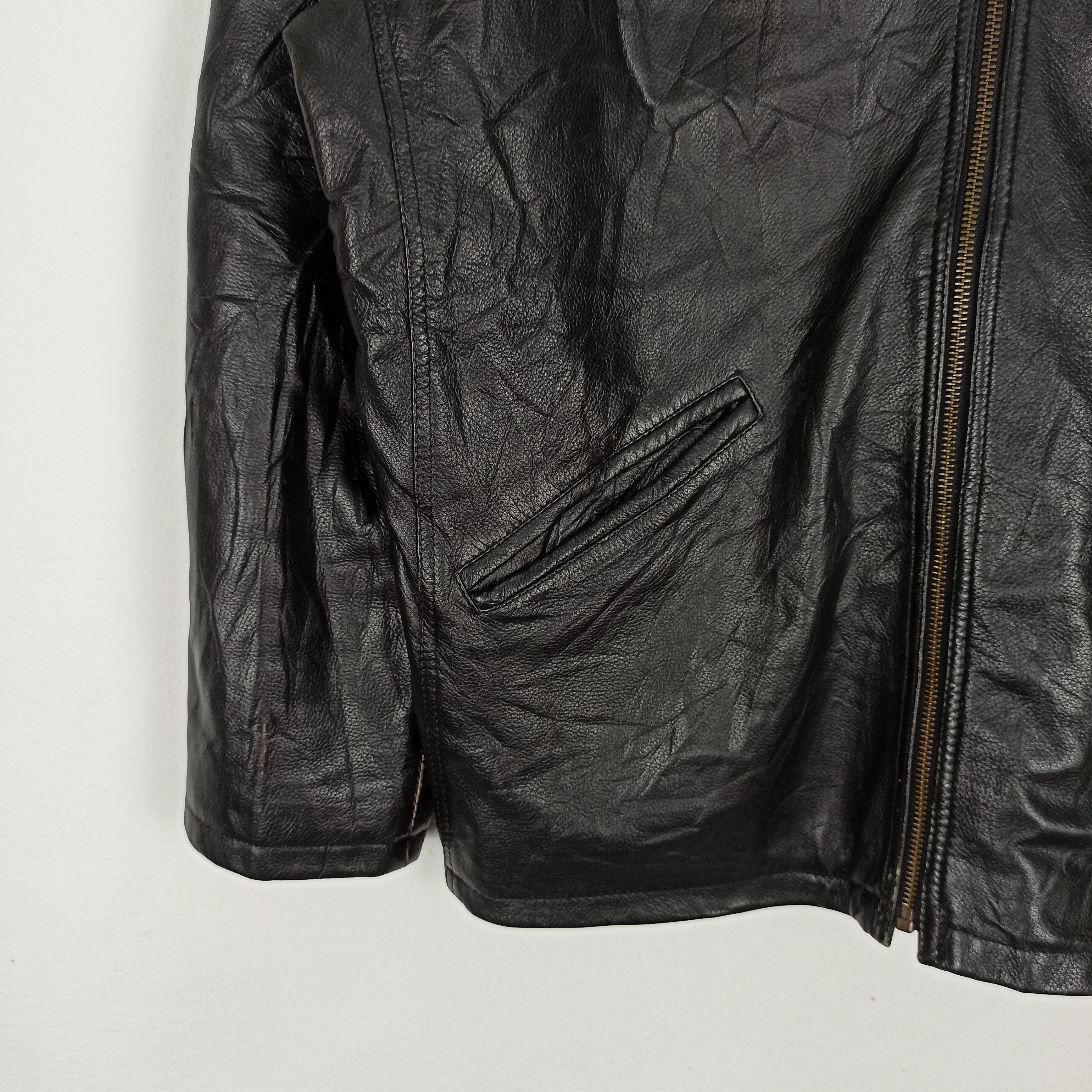 Gianni Valentino 🔥Rare🔥 Gianni Valentino Italy Leather Jacket Size US XL / EU 56 / 4 - 3 Thumbnail