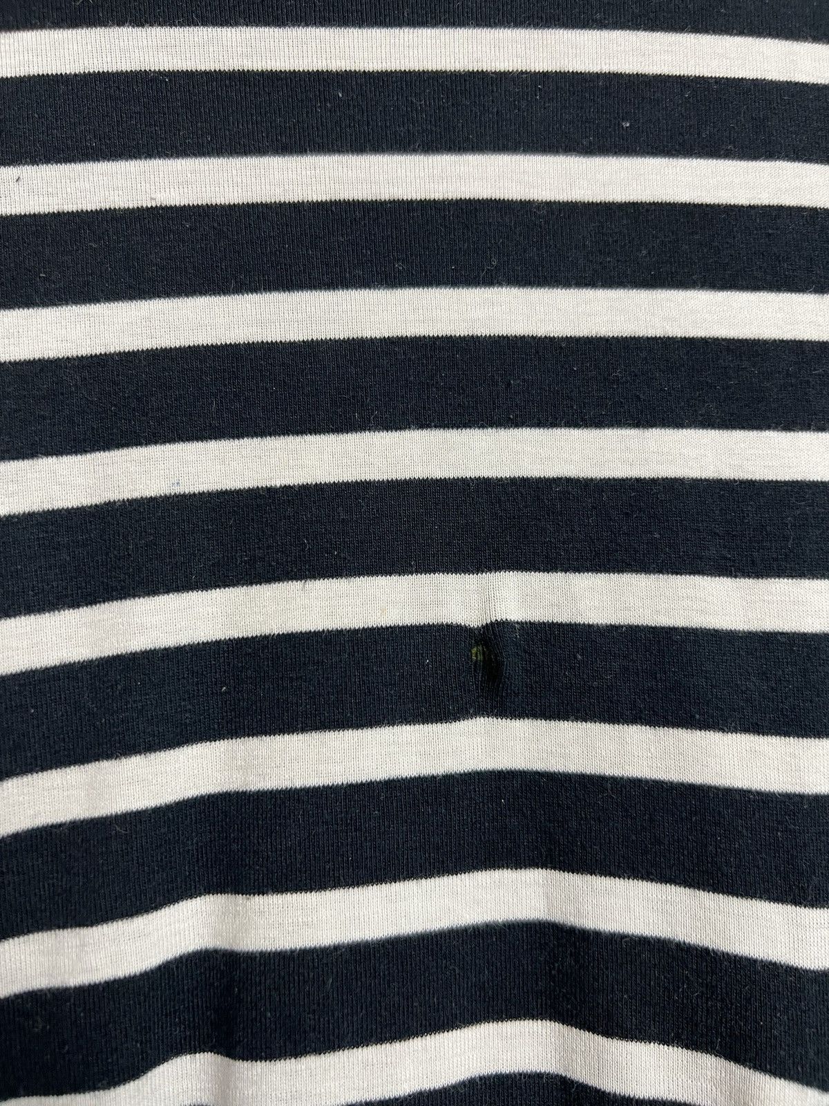 Jean Paul Gaultier Rare Vintage Jean Paul Gaultier Stripped sleeve logo tshirt Size L / US 10 / IT 46 - 7 Thumbnail