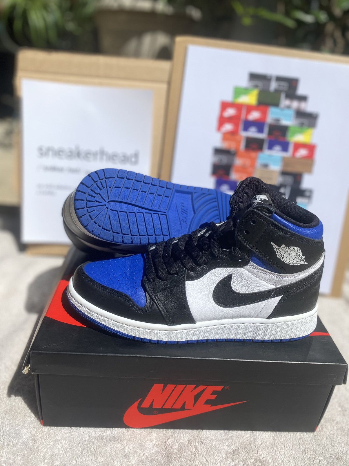 retro 1 royal blue toe
