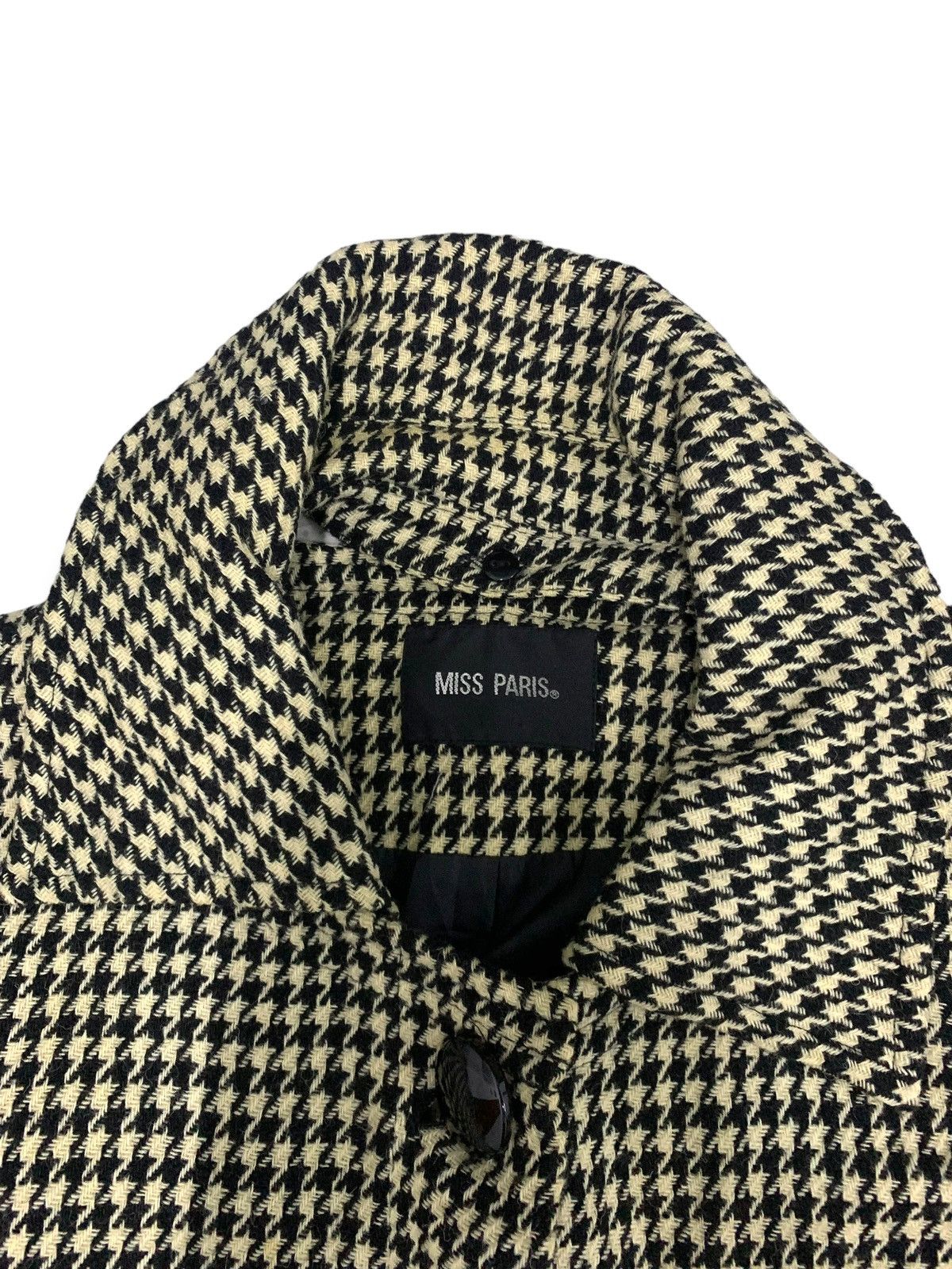 Designer Vintage 90s Paris Houndstooth Size S / US 4 / IT 40 - 5 Thumbnail