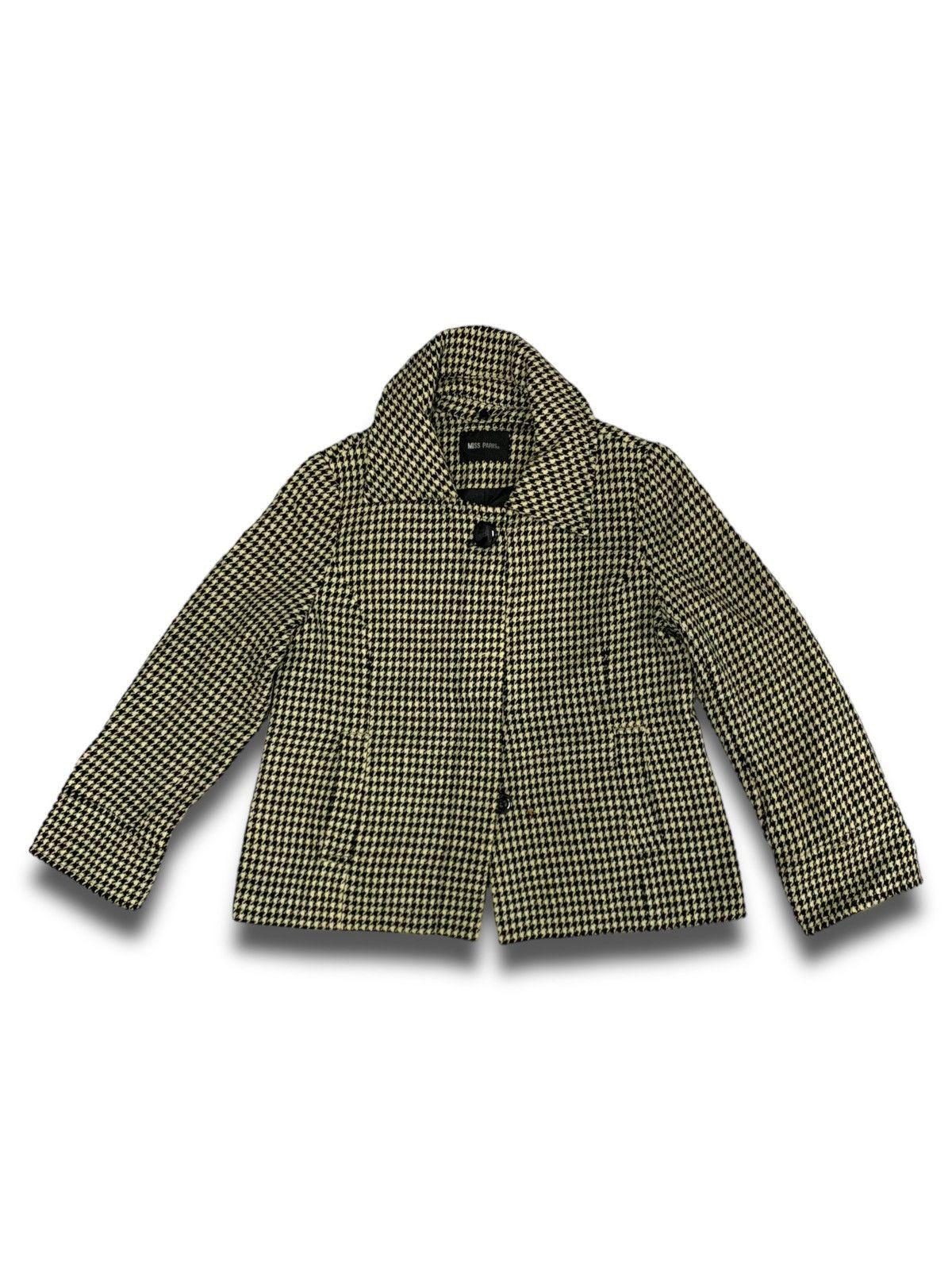 Designer Vintage 90s Paris Houndstooth Size S / US 4 / IT 40 - 2 Thumbnail