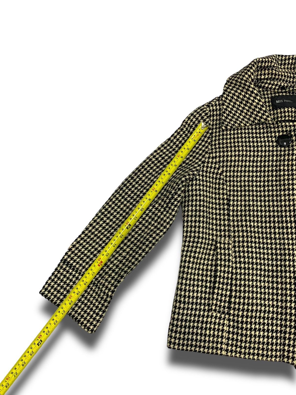 Designer Vintage 90s Paris Houndstooth Size S / US 4 / IT 40 - 11 Thumbnail