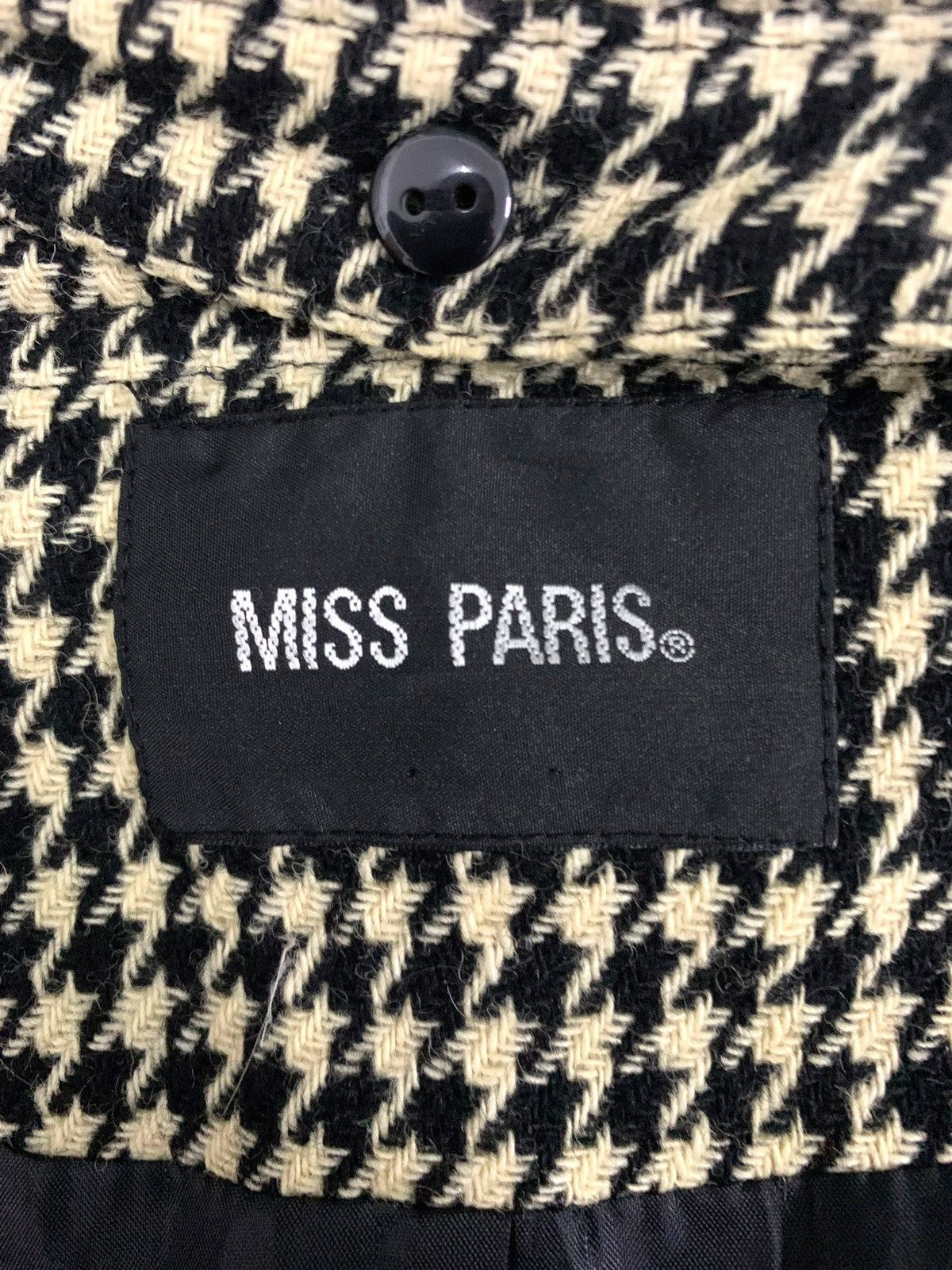 Designer Vintage 90s Paris Houndstooth Size S / US 4 / IT 40 - 8 Thumbnail