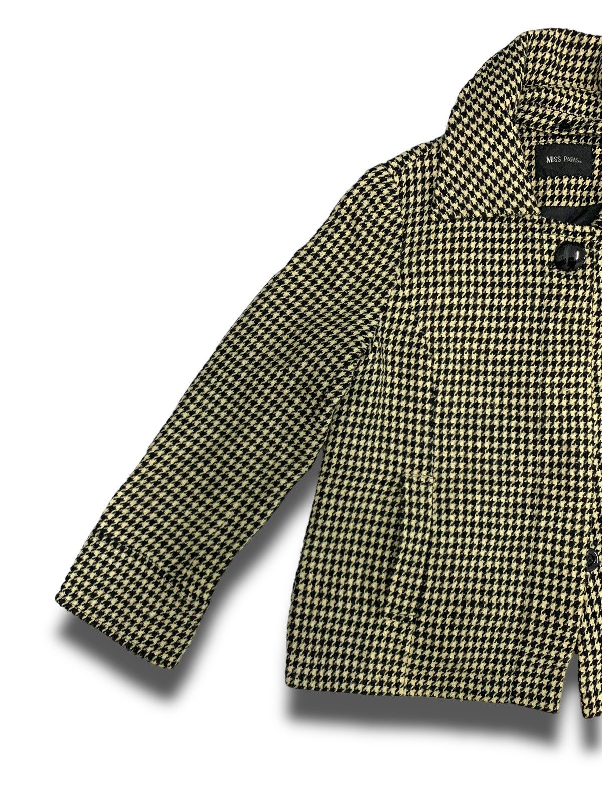Designer Vintage 90s Paris Houndstooth Size S / US 4 / IT 40 - 3 Thumbnail