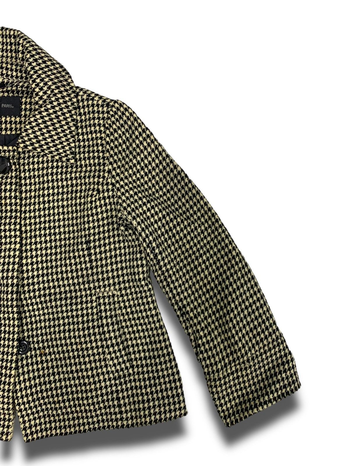 Designer Vintage 90s Paris Houndstooth Size S / US 4 / IT 40 - 4 Thumbnail