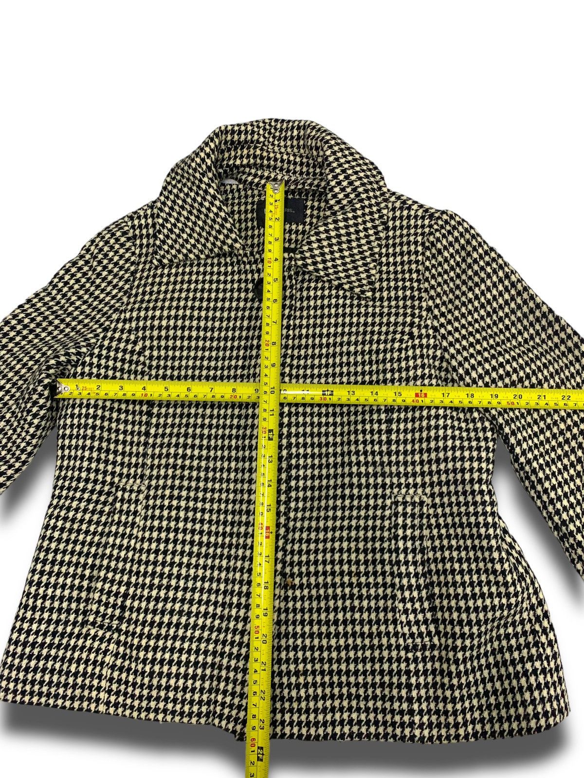 Designer Vintage 90s Paris Houndstooth Size S / US 4 / IT 40 - 10 Thumbnail