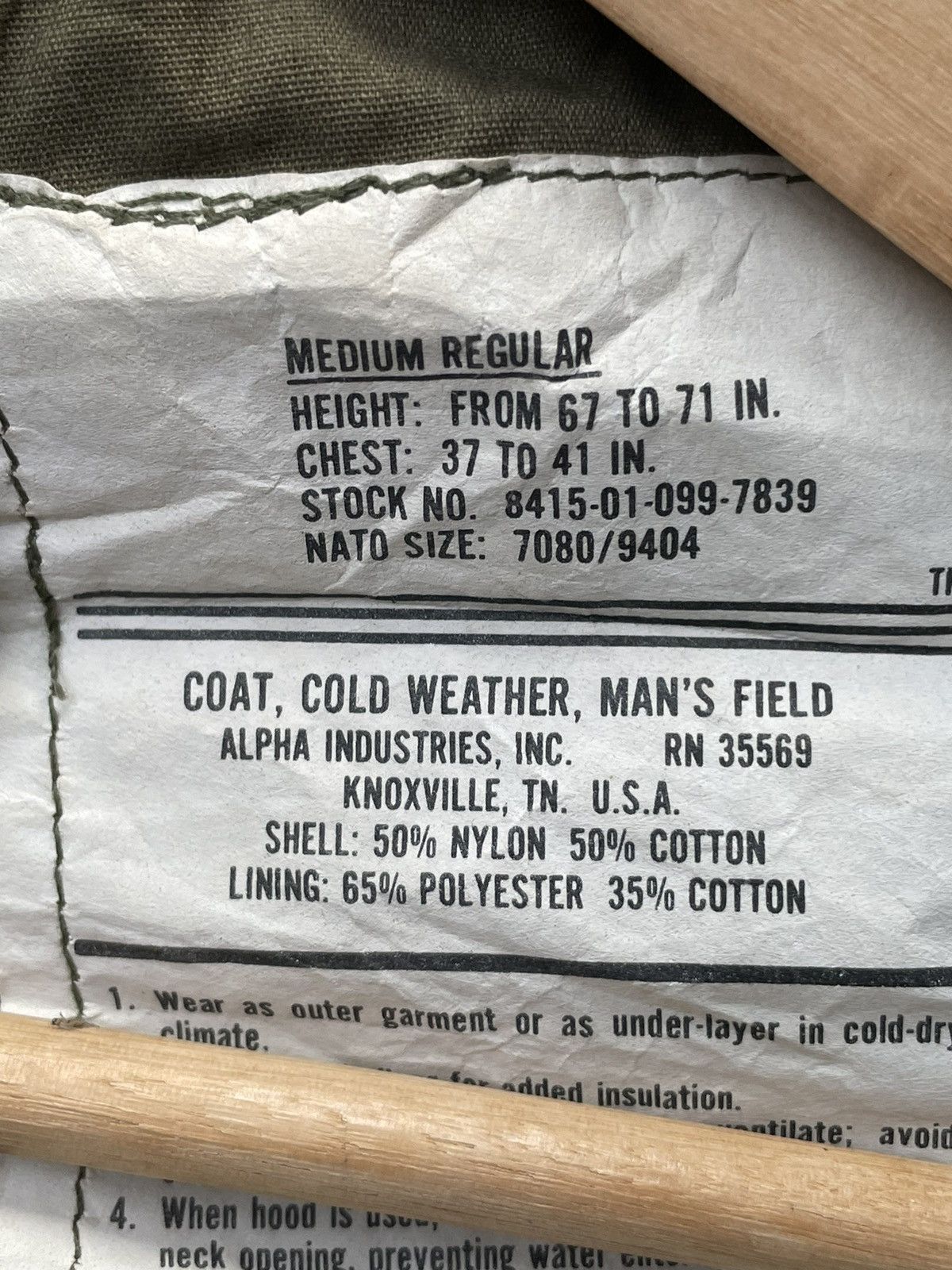 Alpha Industries × Vintage Vintage Alpha Industries M-65 Field Jacket Size US M / EU 48-50 / 2 - 10 Thumbnail