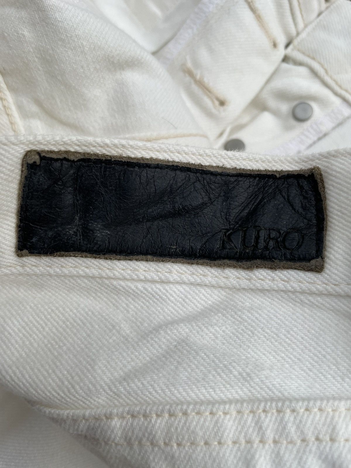 Japanese Brand × KURO Kuro Graphite Redline Selvedge Denim Size US 31 - 13 Thumbnail