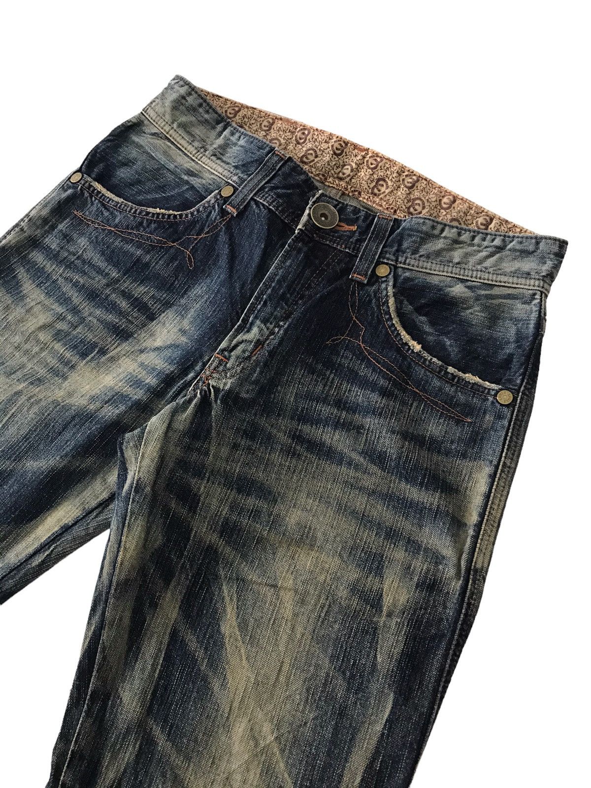 Edwin Acid Wash Vintage Edwin Blue Trip 503 Rusty Denim Pant⚡️ Size US 31 - 9 Thumbnail