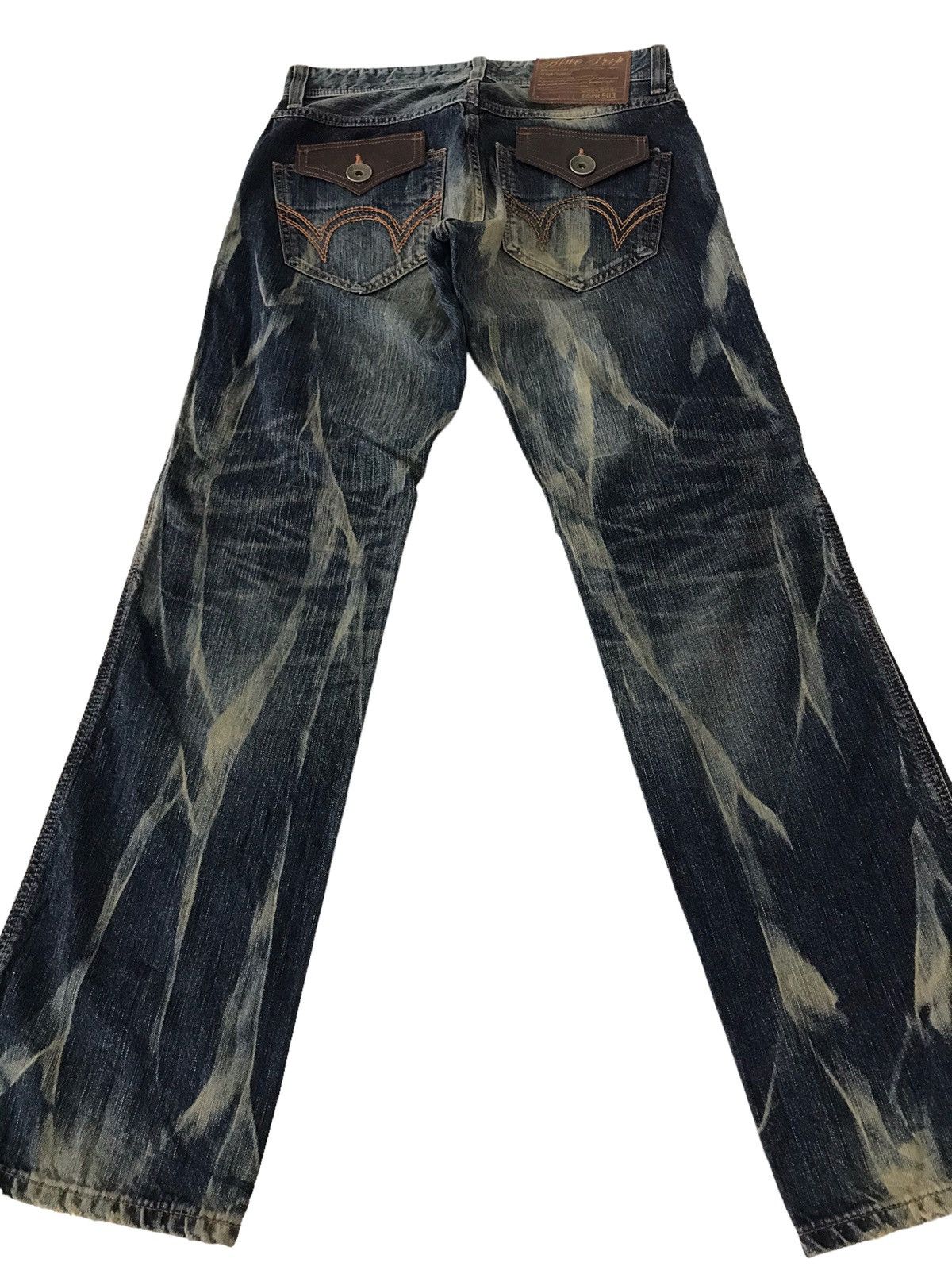 Edwin Acid Wash Vintage Edwin Blue Trip 503 Rusty Denim Pant⚡️ Size US 31 - 14 Thumbnail