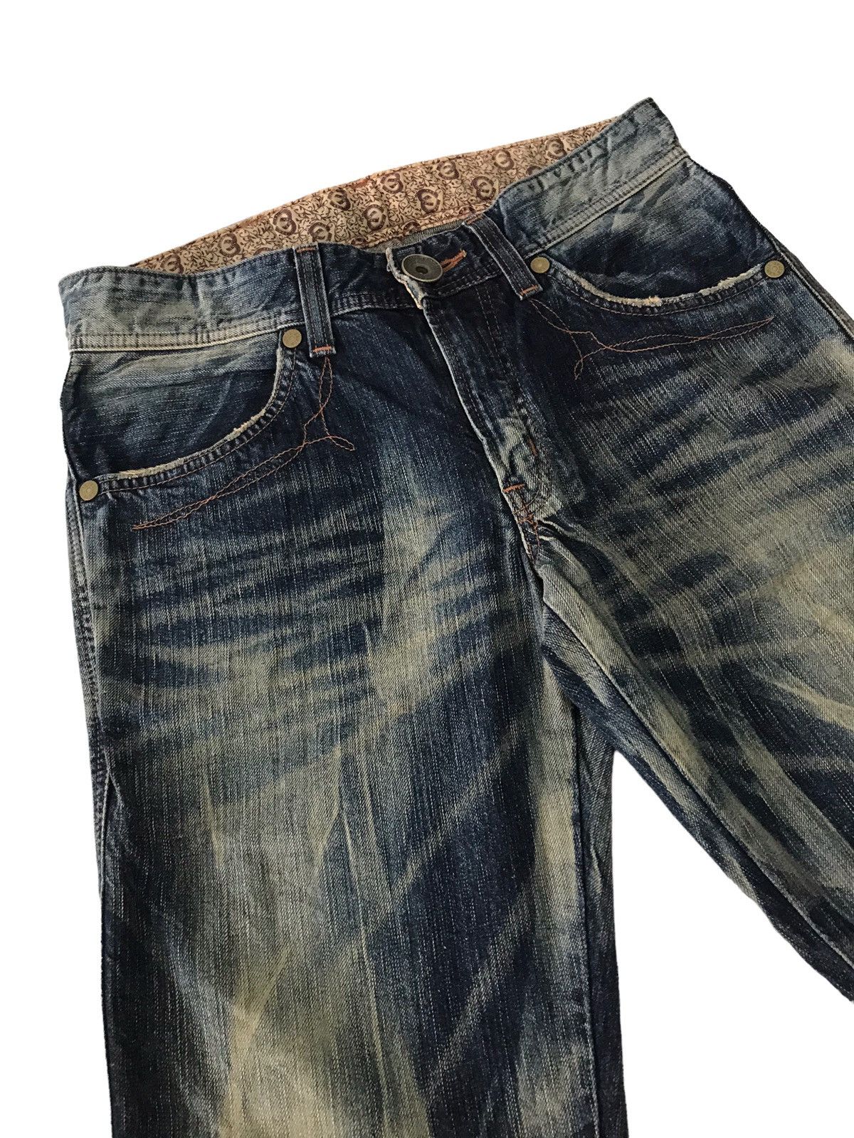 Edwin Acid Wash Vintage Edwin Blue Trip 503 Rusty Denim Pant⚡️ Size US 31 - 8 Thumbnail