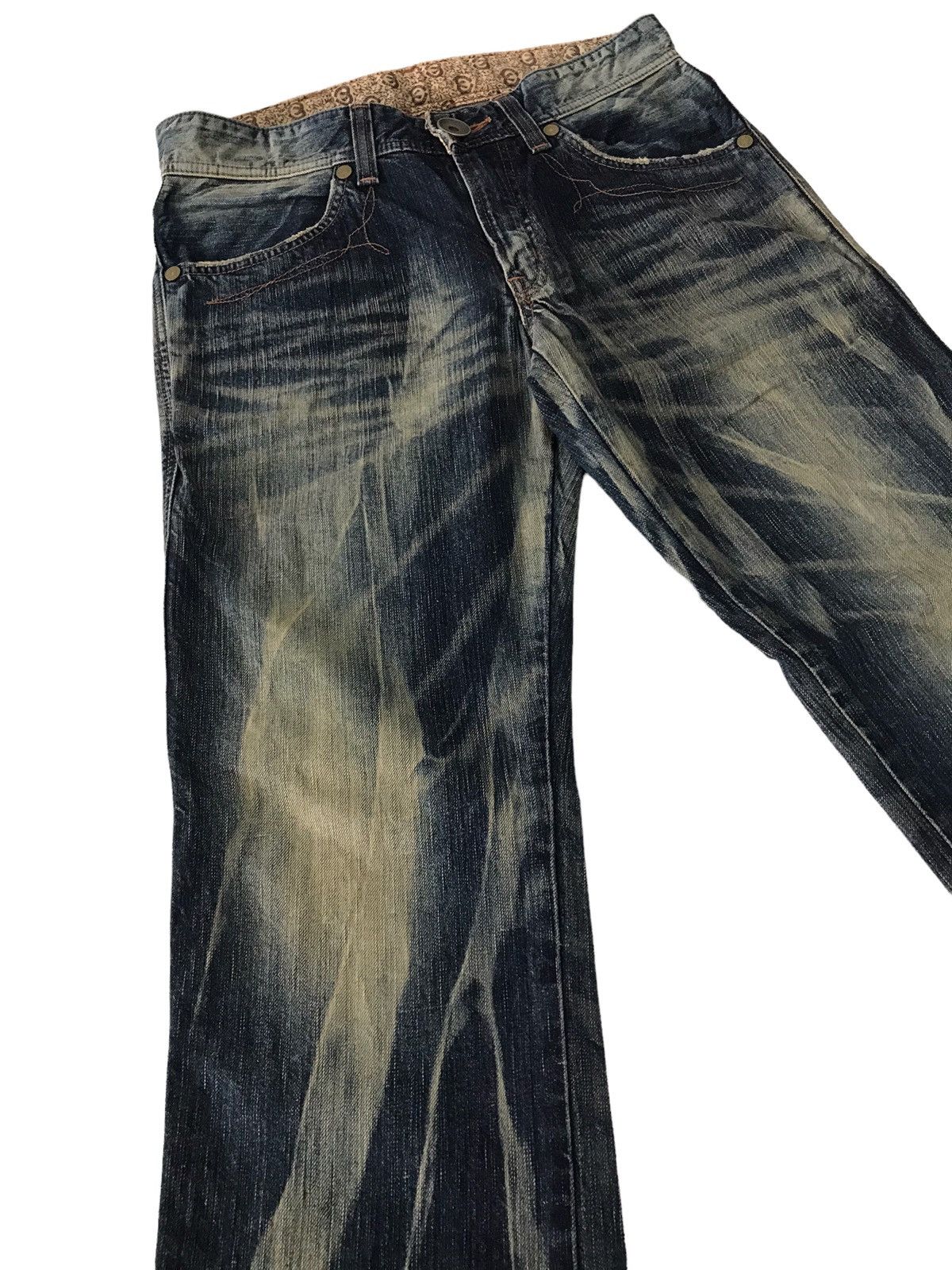Edwin Acid Wash Vintage Edwin Blue Trip 503 Rusty Denim Pant⚡️ Size US 31 - 6 Thumbnail