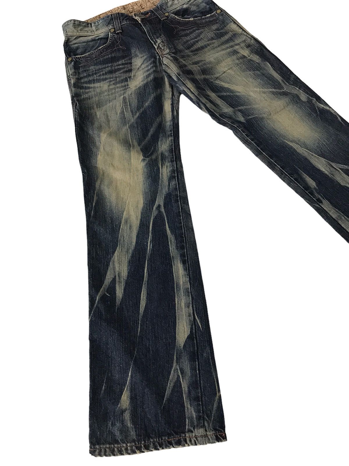 Edwin Acid Wash Vintage Edwin Blue Trip 503 Rusty Denim Pant⚡️ Size US 31 - 4 Thumbnail