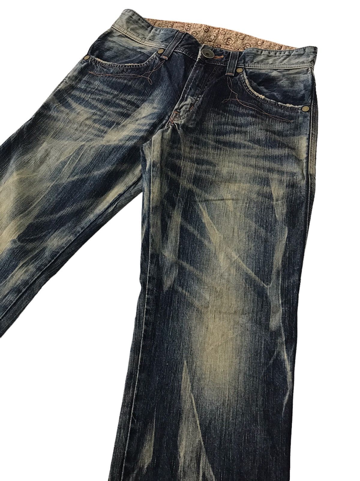Edwin Acid Wash Vintage Edwin Blue Trip 503 Rusty Denim Pant⚡️ Size US 31 - 7 Thumbnail