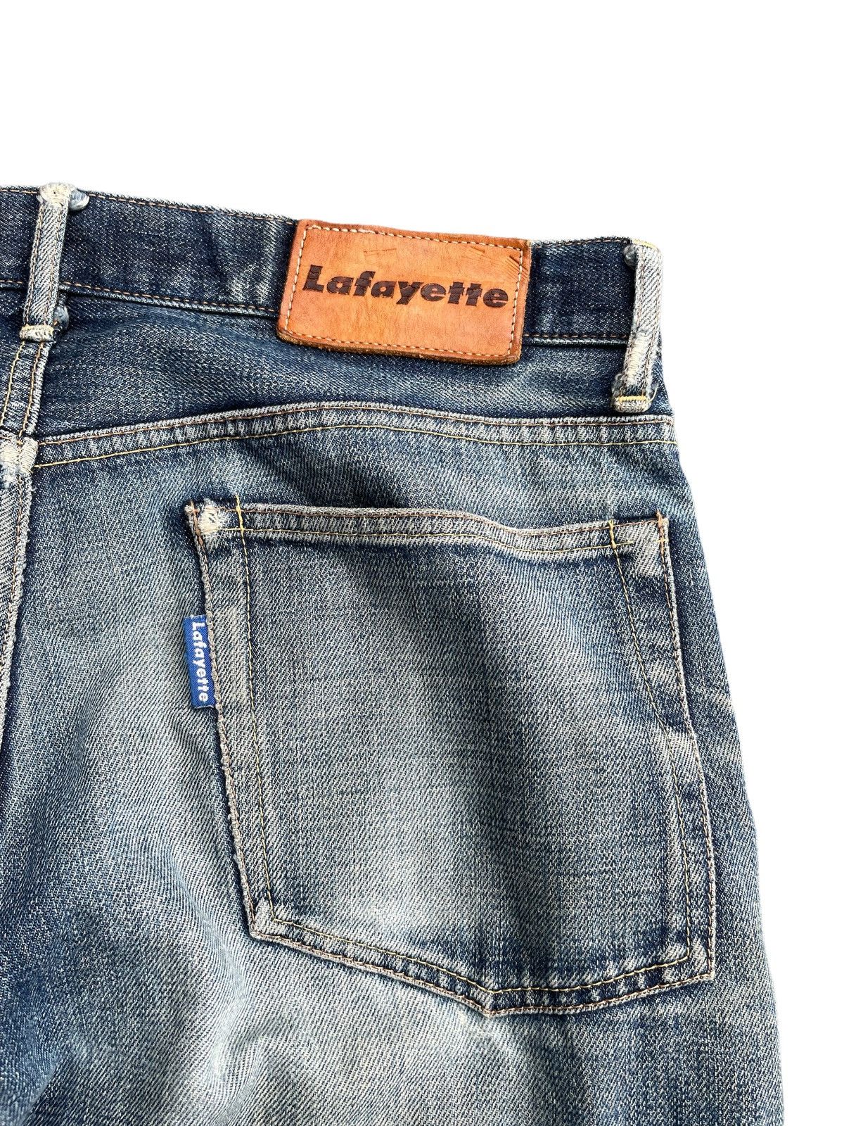 Lafayette 148 × Vintage Vintage Lafayette Aging Distressed Selvedge Denim Size US 33 - 12 Thumbnail