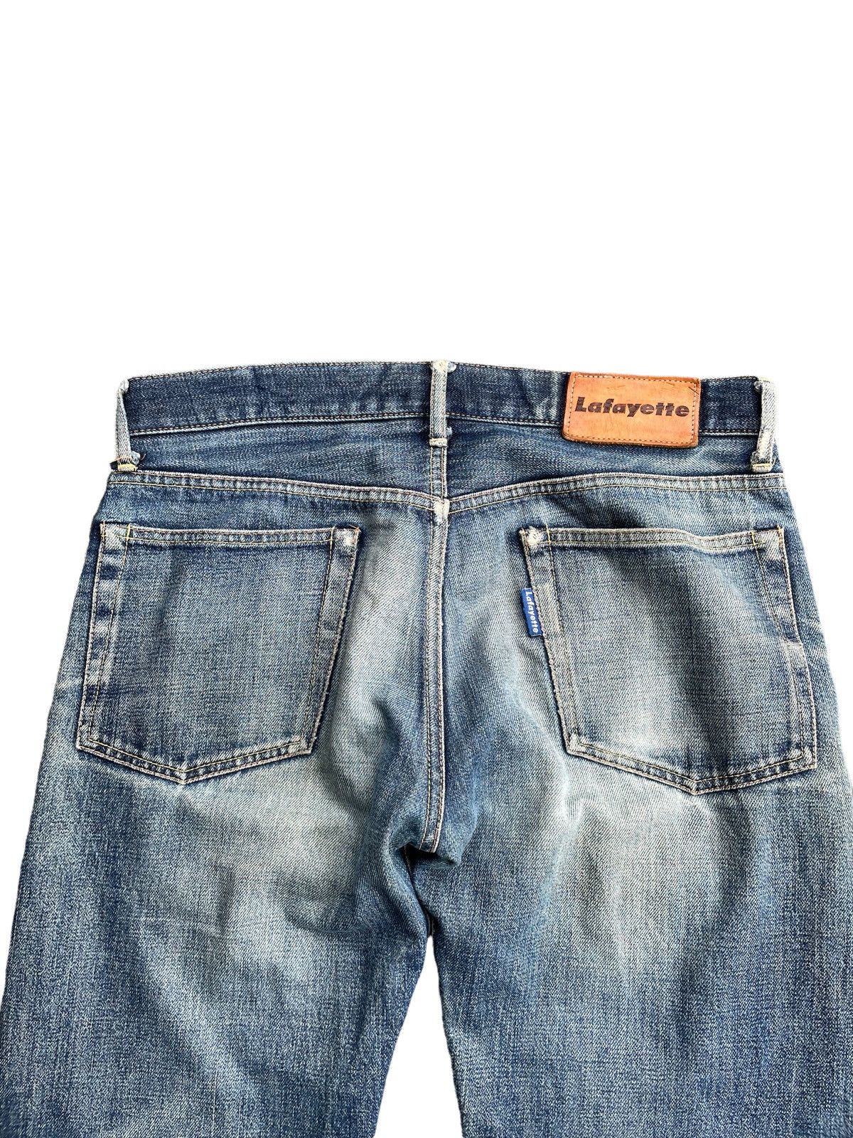 Lafayette 148 × Vintage Vintage Lafayette Aging Distressed Selvedge Denim Size US 33 - 11 Thumbnail