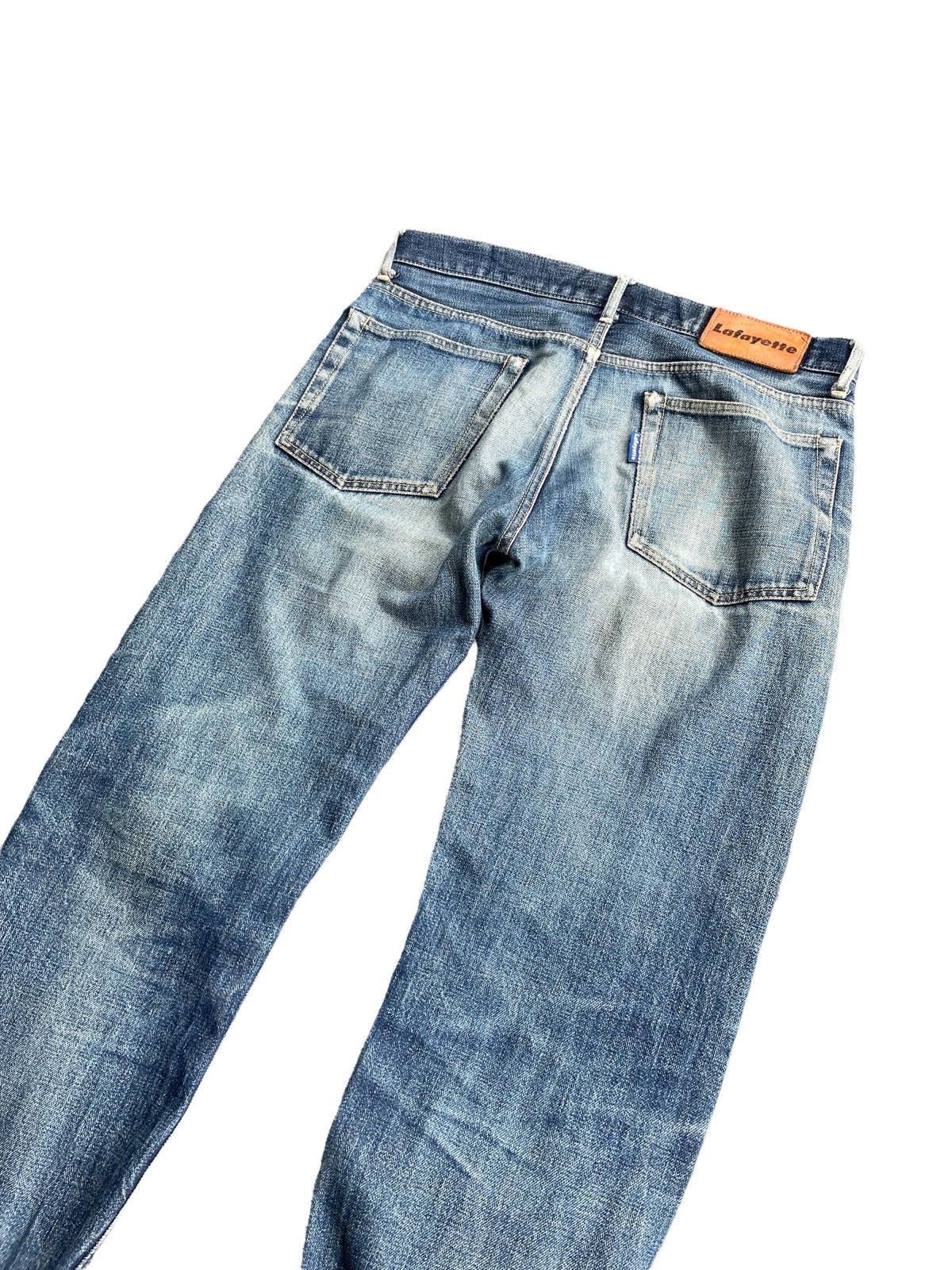 Lafayette 148 × Vintage Vintage Lafayette Aging Distressed Selvedge Denim Size US 33 - 10 Thumbnail