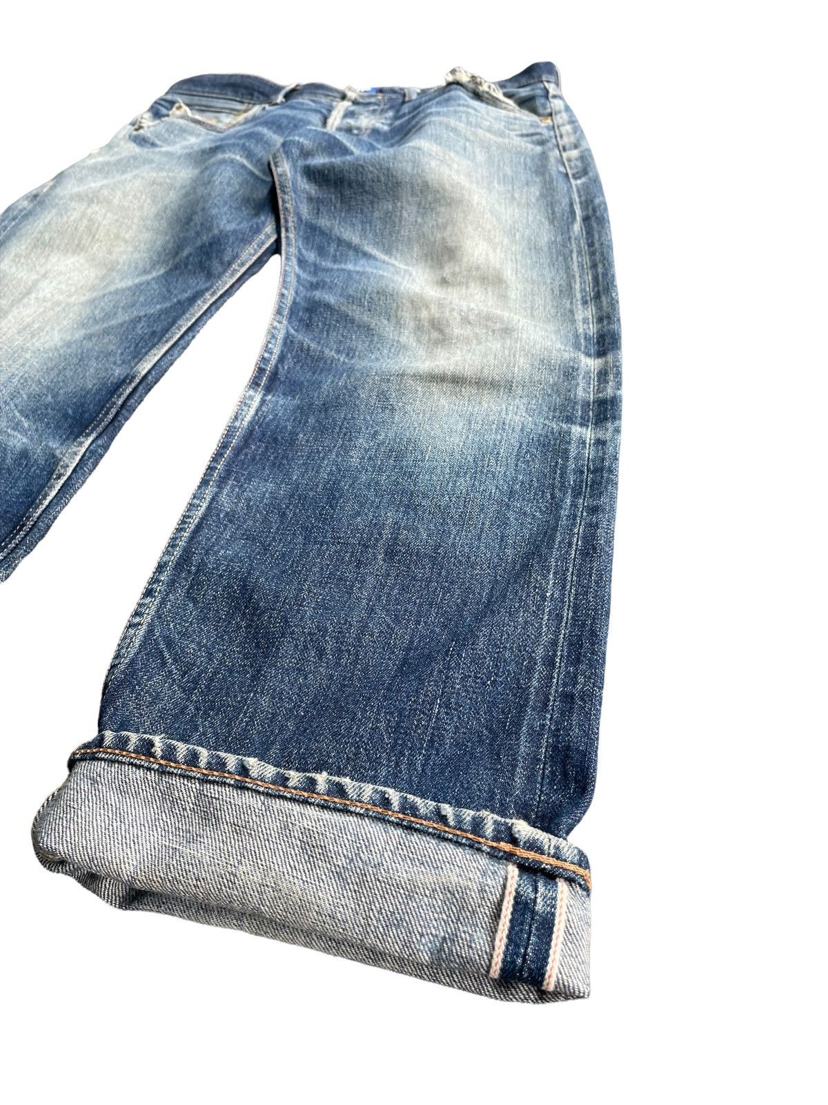 Lafayette 148 × Vintage Vintage Lafayette Aging Distressed Selvedge Denim Size US 33 - 4 Thumbnail