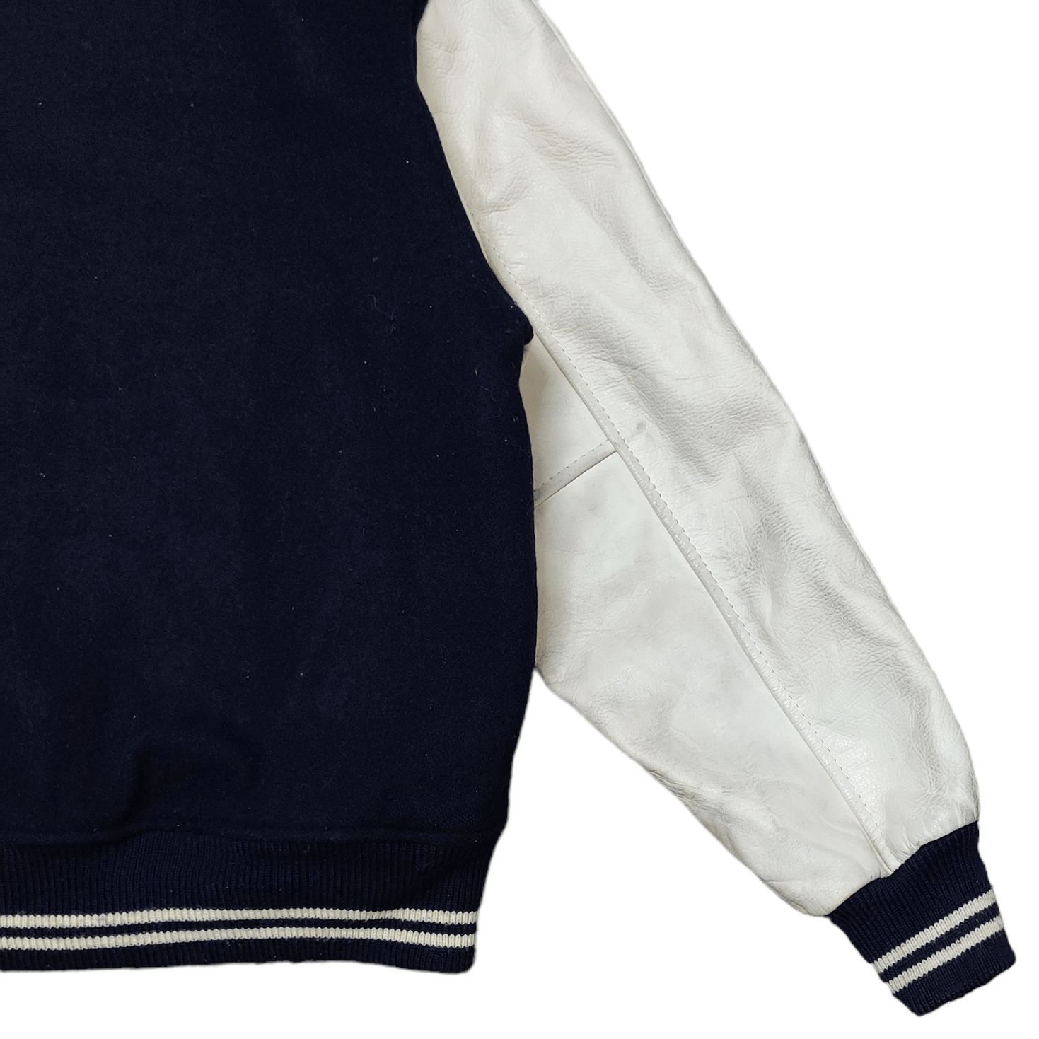 Macbeth Vintage Mac Beth MB Varsity Jacket Wool Leather Sleeve Size US M / EU 48-50 / 2 - 11 Thumbnail