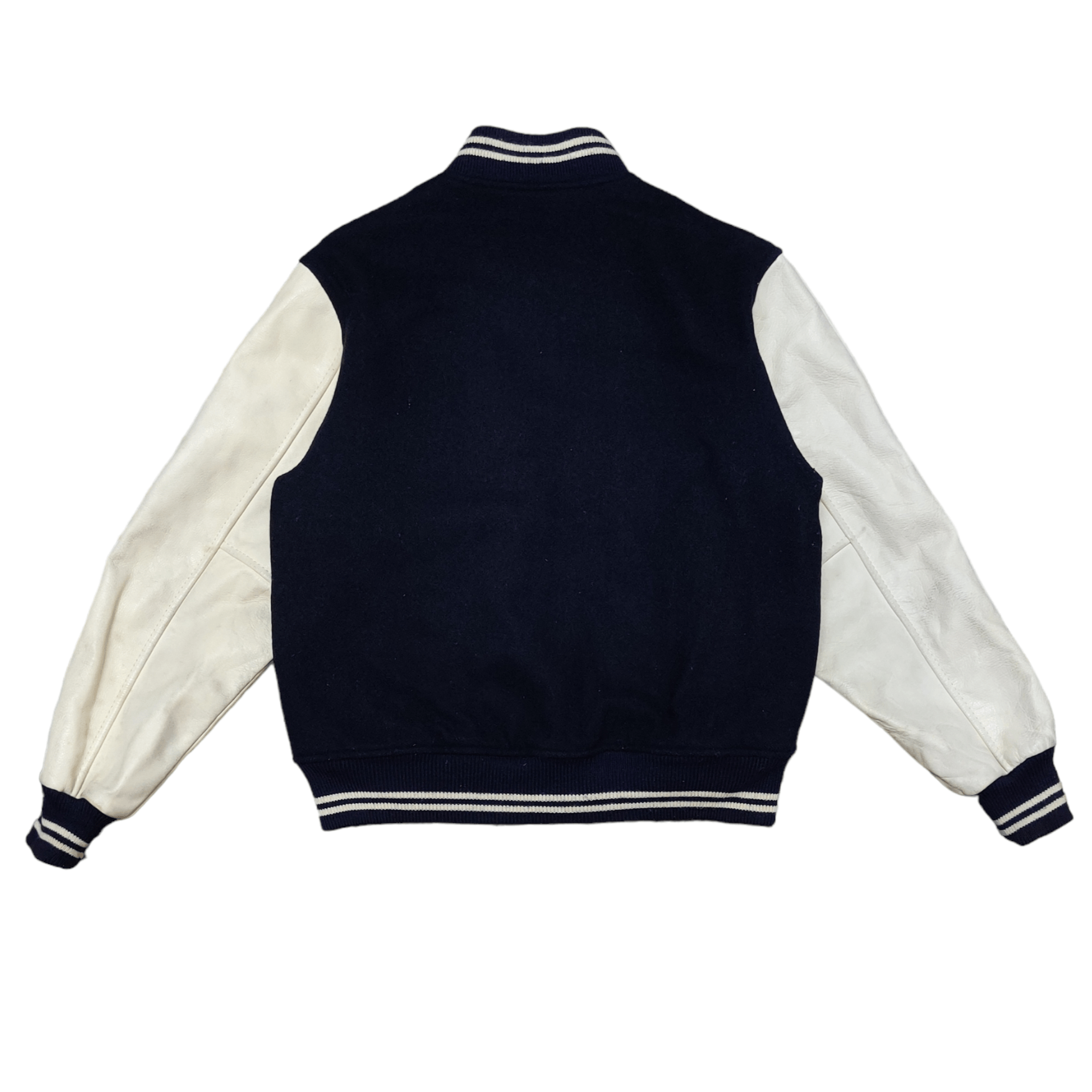 Macbeth Vintage Mac Beth MB Varsity Jacket Wool Leather Sleeve Size US M / EU 48-50 / 2 - 9 Thumbnail