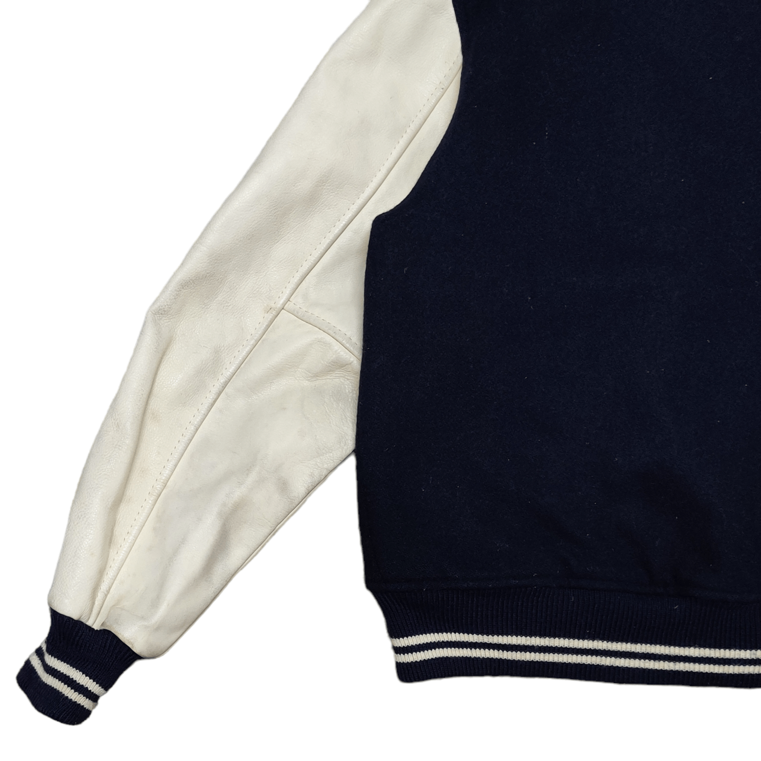 Macbeth Vintage Mac Beth MB Varsity Jacket Wool Leather Sleeve Size US M / EU 48-50 / 2 - 10 Thumbnail