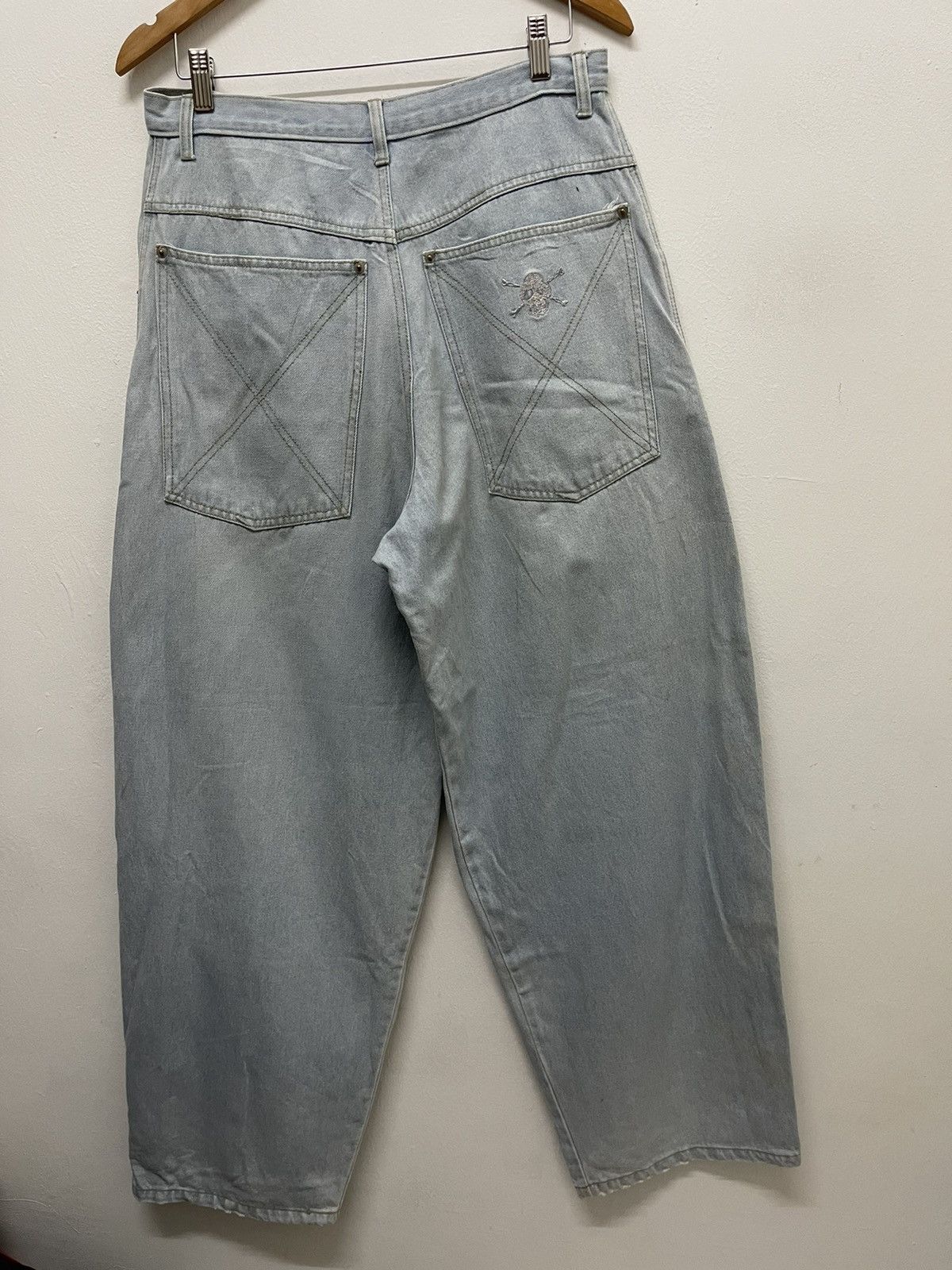Japanese Brand × Vintage ❌SUMMER SALE❌Vintage JNCO STYLE BAGGY FLARE JEANS FOTUS Size US 32 / EU 48 - 4 Thumbnail