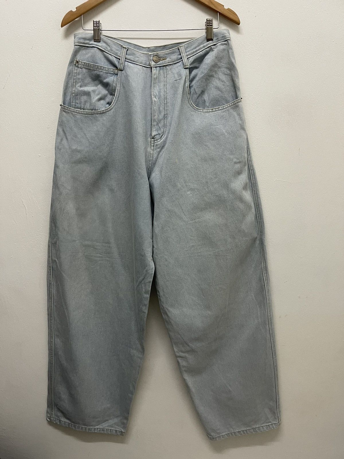 Japanese Brand × Vintage ❌SUMMER SALE❌Vintage JNCO STYLE BAGGY FLARE JEANS FOTUS Size US 32 / EU 48 - 1 Thumbnail