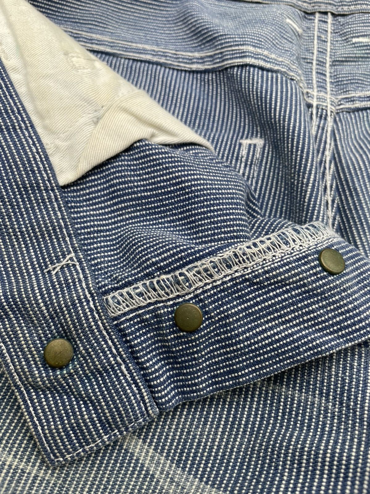 Japanese Brand Wabash Vintage Workers Denim Size US 31 - 14 Thumbnail