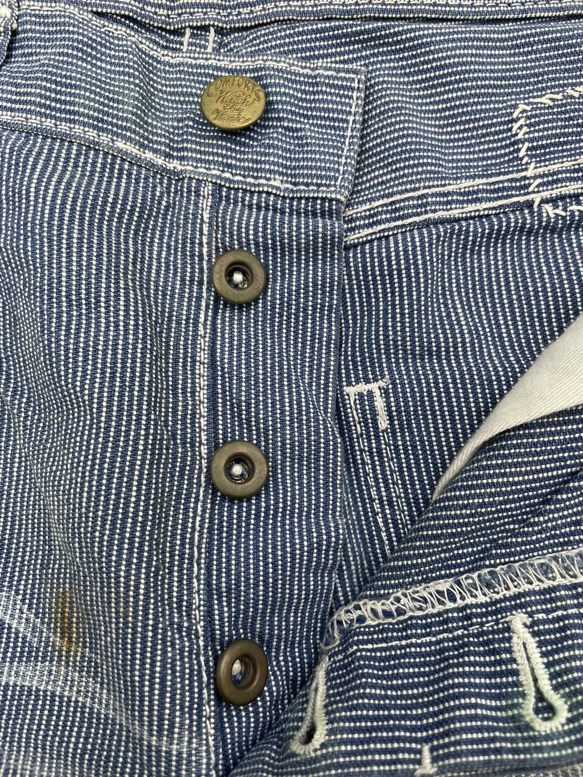 Japanese Brand Wabash Vintage Workers Denim Size US 31 - 16 Thumbnail