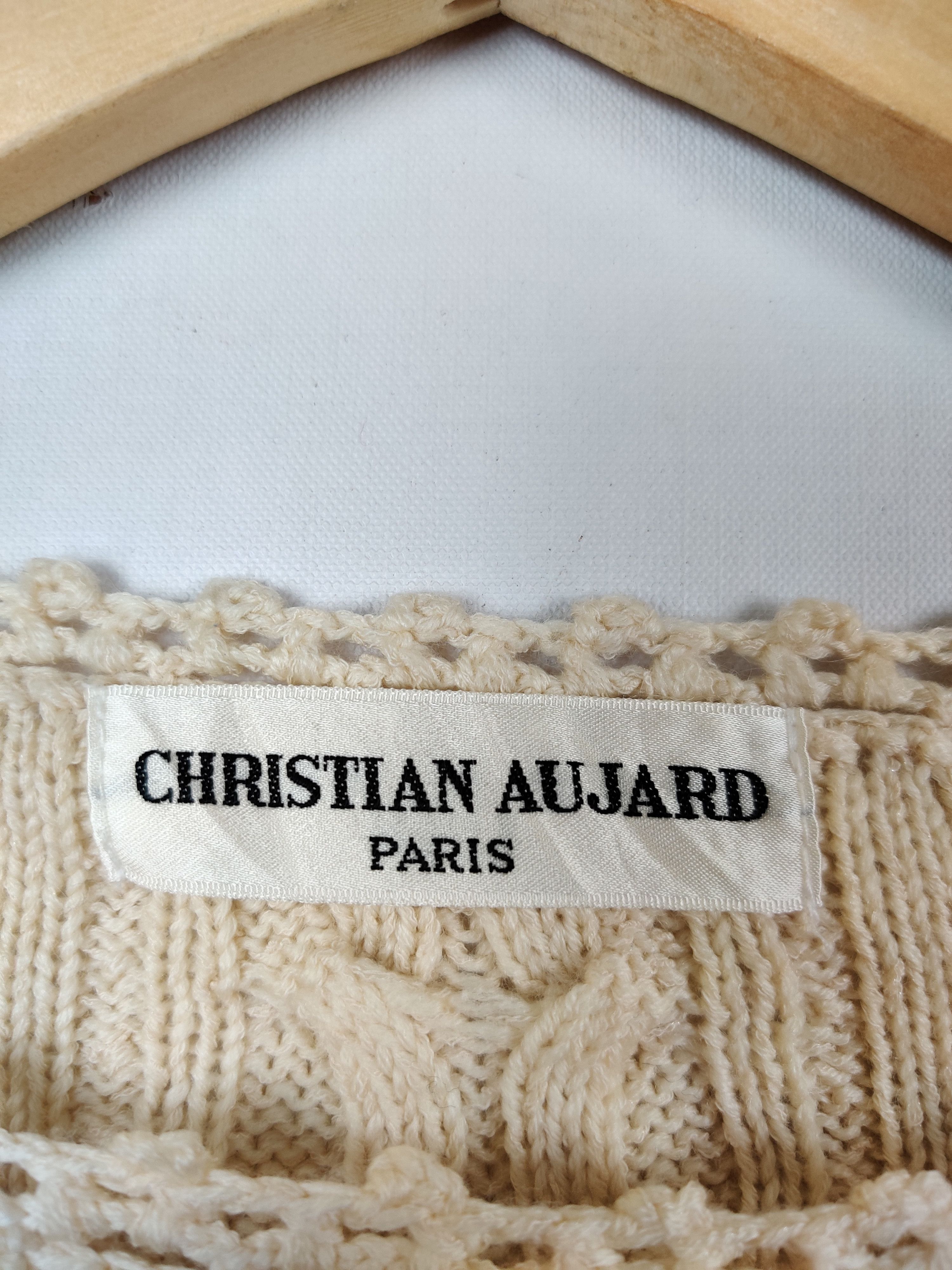 Japanese Brand Vintage Christian Aujard Paris Knit Sweater Size US M / EU 48-50 / 2 - 6 Thumbnail