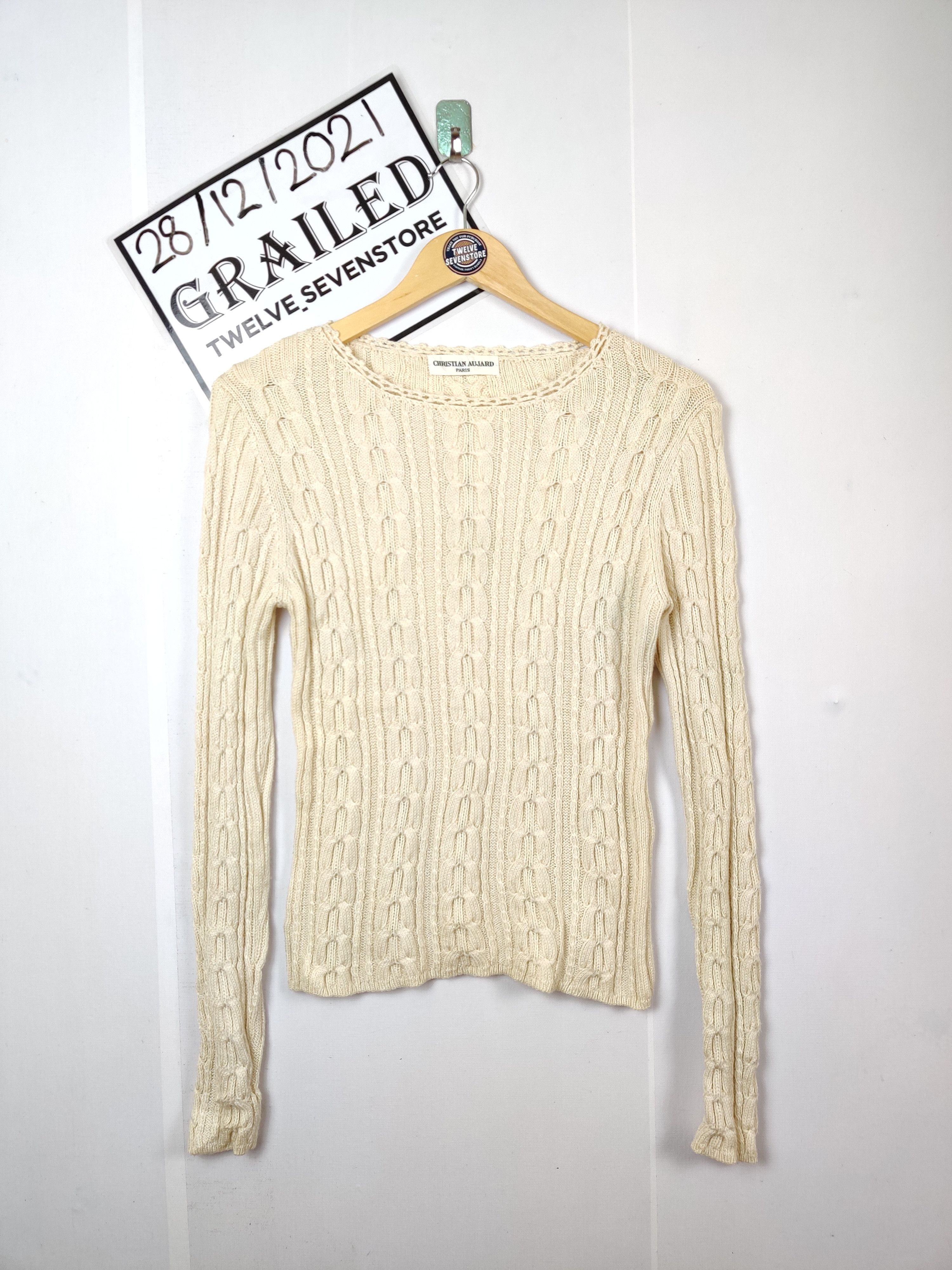 Vintage Christian Aujard Paris Knit Sweater