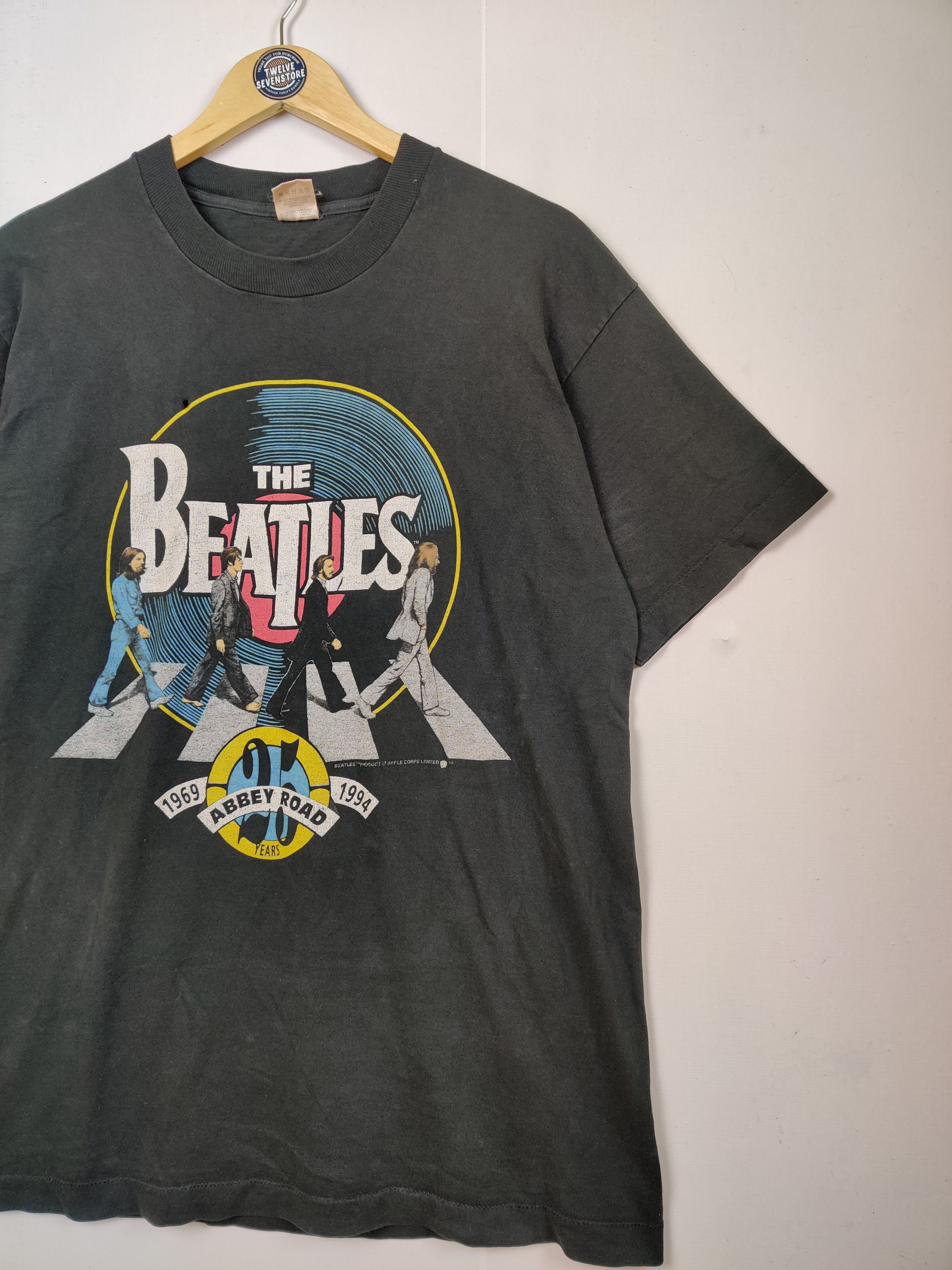 Band Tees Vintage 90's The Beatles Abbey Road Band Tee Tshirt Size US L / EU 52-54 / 3 - 3 Thumbnail