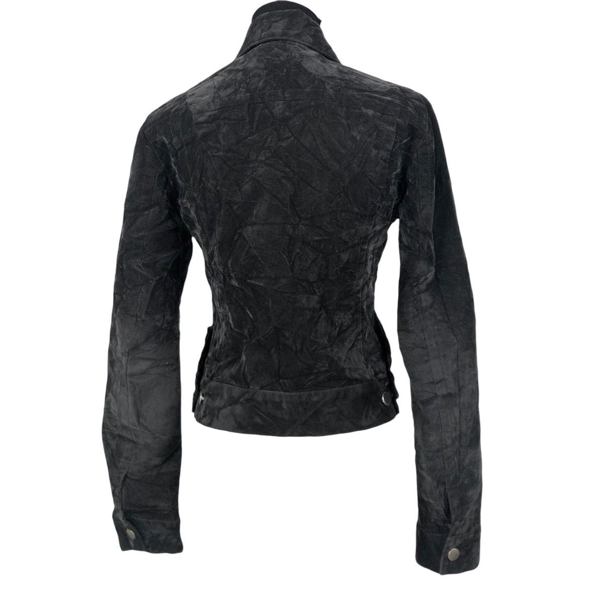 Maison Margiela Maison Margiela FW97 Artisanal Black Painted Velvet Jacket Size S / US 4 / IT 40 - 18 Thumbnail