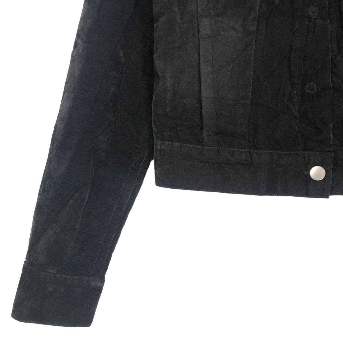 Maison Margiela Maison Margiela FW97 Artisanal Black Painted Velvet Jacket Size S / US 4 / IT 40 - 5 Thumbnail