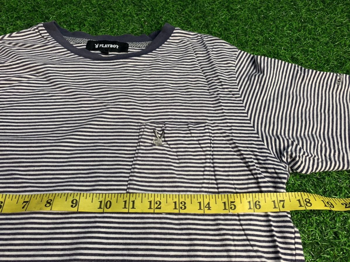 Playboy Vintage Playboy Striped Pocket Tee Size US M / EU 48-50 / 2 - 8 Thumbnail