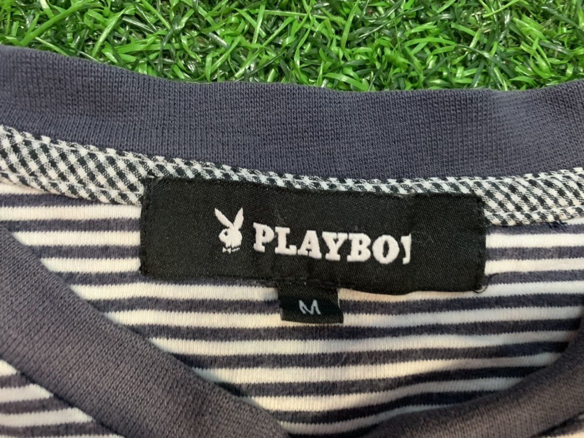 Playboy Vintage Playboy Striped Pocket Tee Size US M / EU 48-50 / 2 - 4 Thumbnail