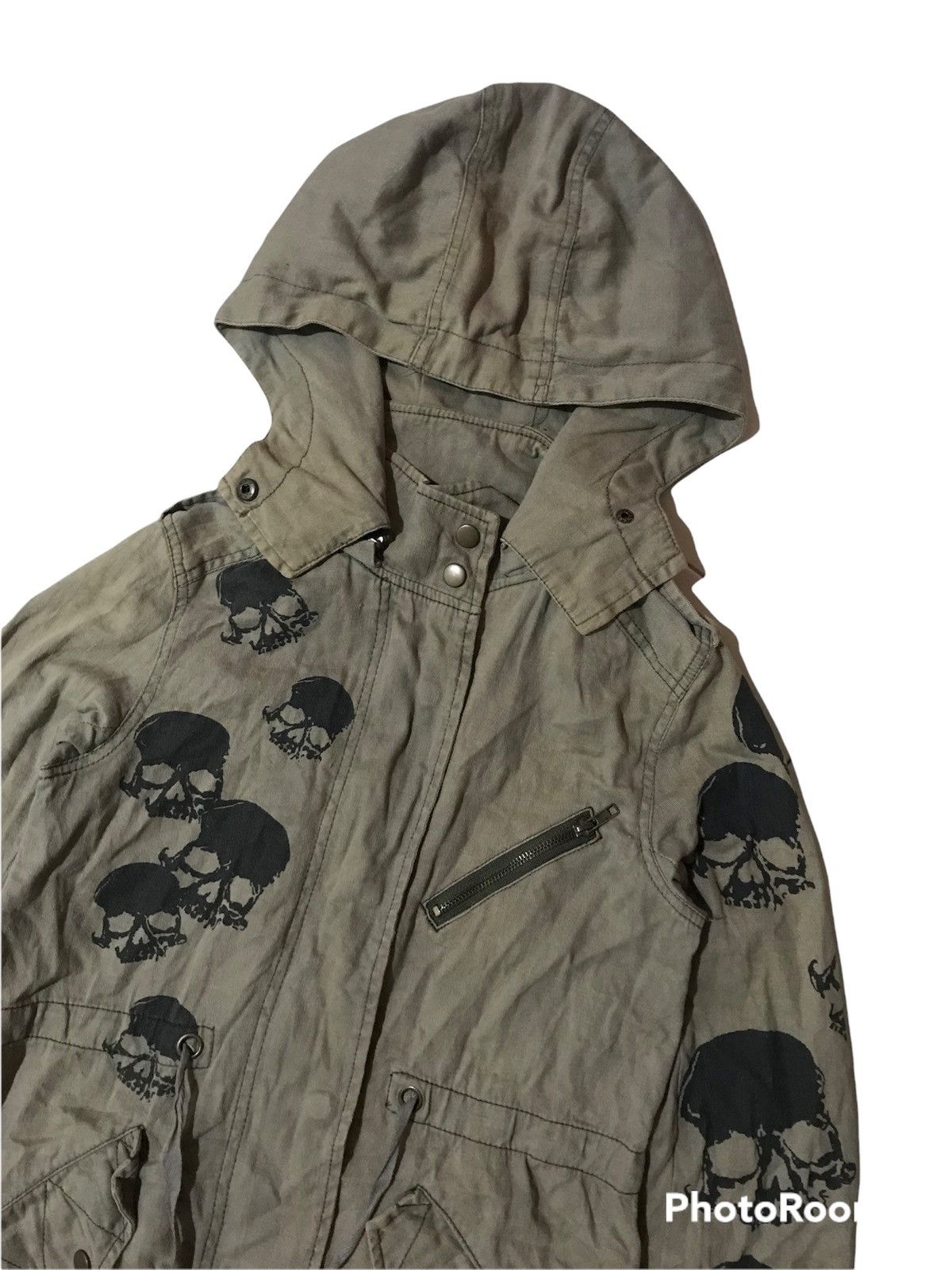 If Six Was Nine × Le Grande Bleu (L.G.B.) 💥Vintage Gald News Military Hoodie Jacket Size XS / US 0-2 / IT 36-38 - 6 Thumbnail