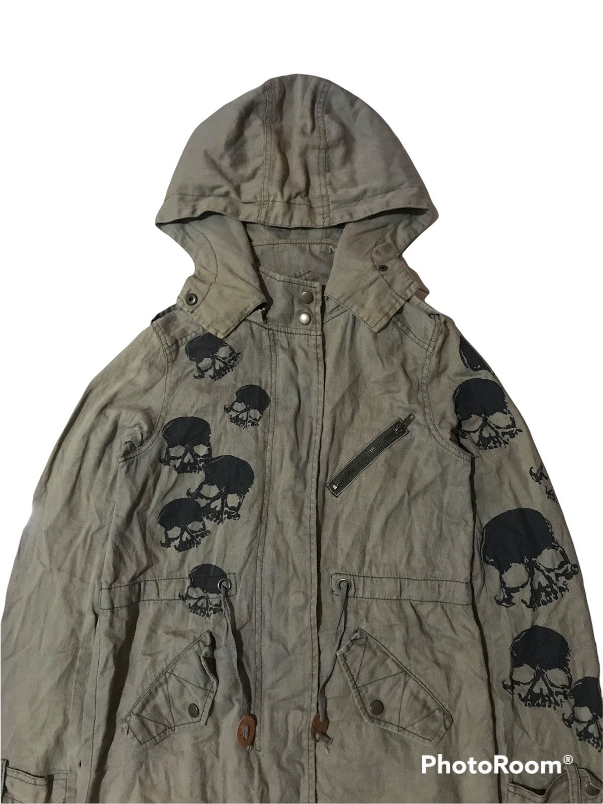 If Six Was Nine × Le Grande Bleu (L.G.B.) 💥Vintage Gald News Military Hoodie Jacket Size XS / US 0-2 / IT 36-38 - 3 Thumbnail