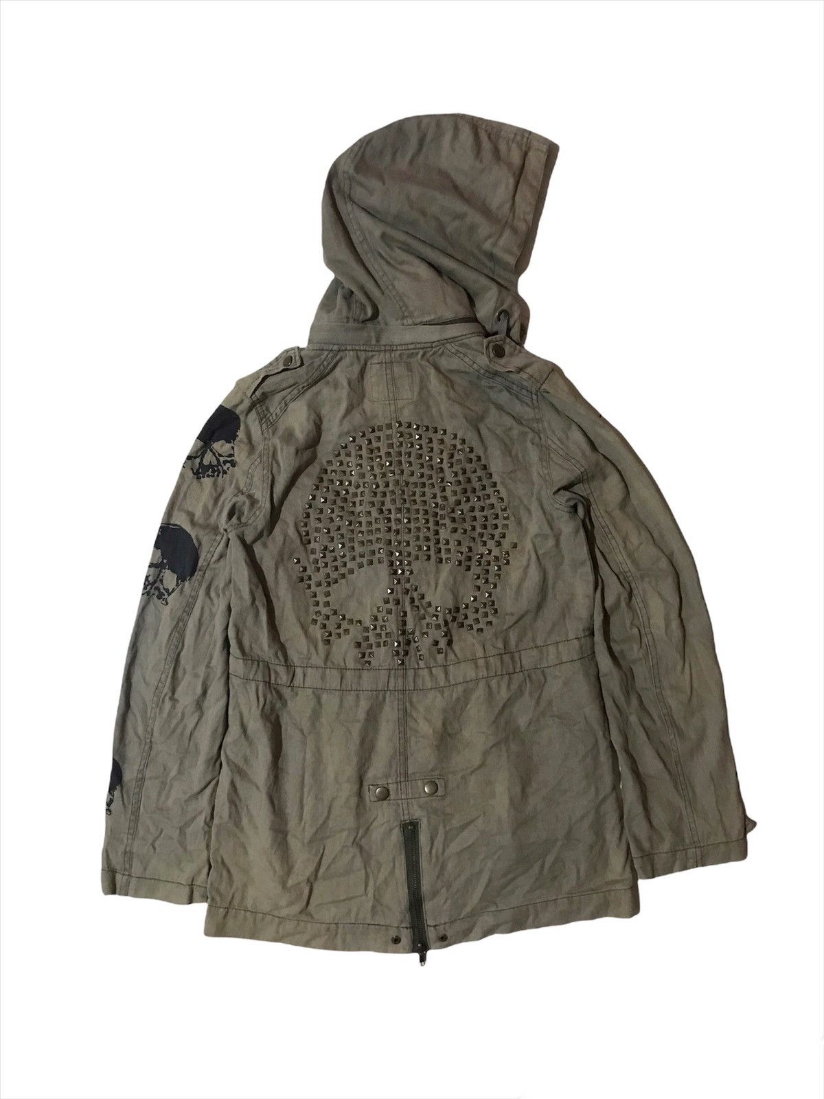 If Six Was Nine × Le Grande Bleu (L.G.B.) 💥Vintage Gald News Military Hoodie Jacket Size XS / US 0-2 / IT 36-38 - 2 Thumbnail