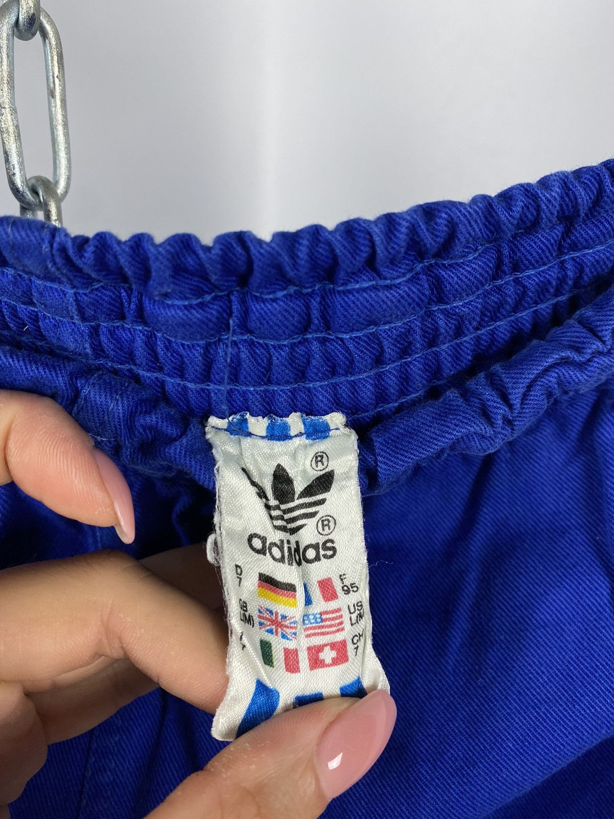 Adidas Adidas vintage shorts blue sportswear size L Size US 36 / EU 52 - 4 Thumbnail