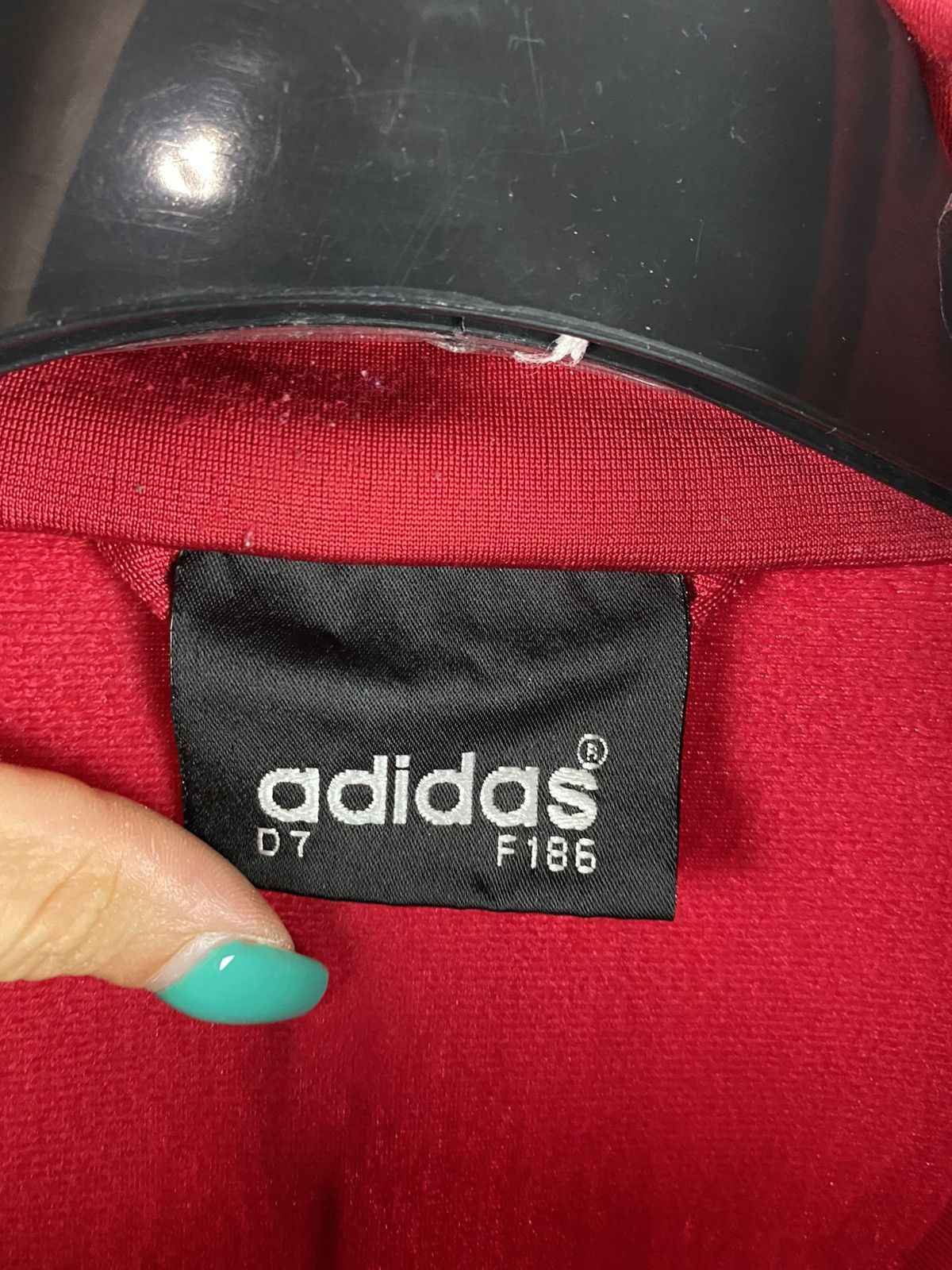 Adidas Adidas sweatshirt full zip red vintage 90’s y2k size L Size US L / EU 52-54 / 3 - 3 Thumbnail