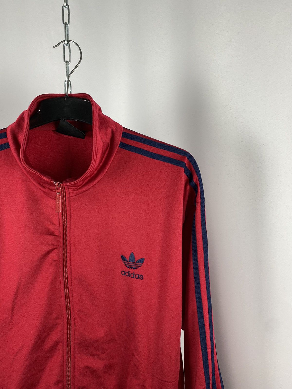 Adidas Adidas sweatshirt full zip red vintage 90’s y2k size L Size US L / EU 52-54 / 3 - 2 Thumbnail