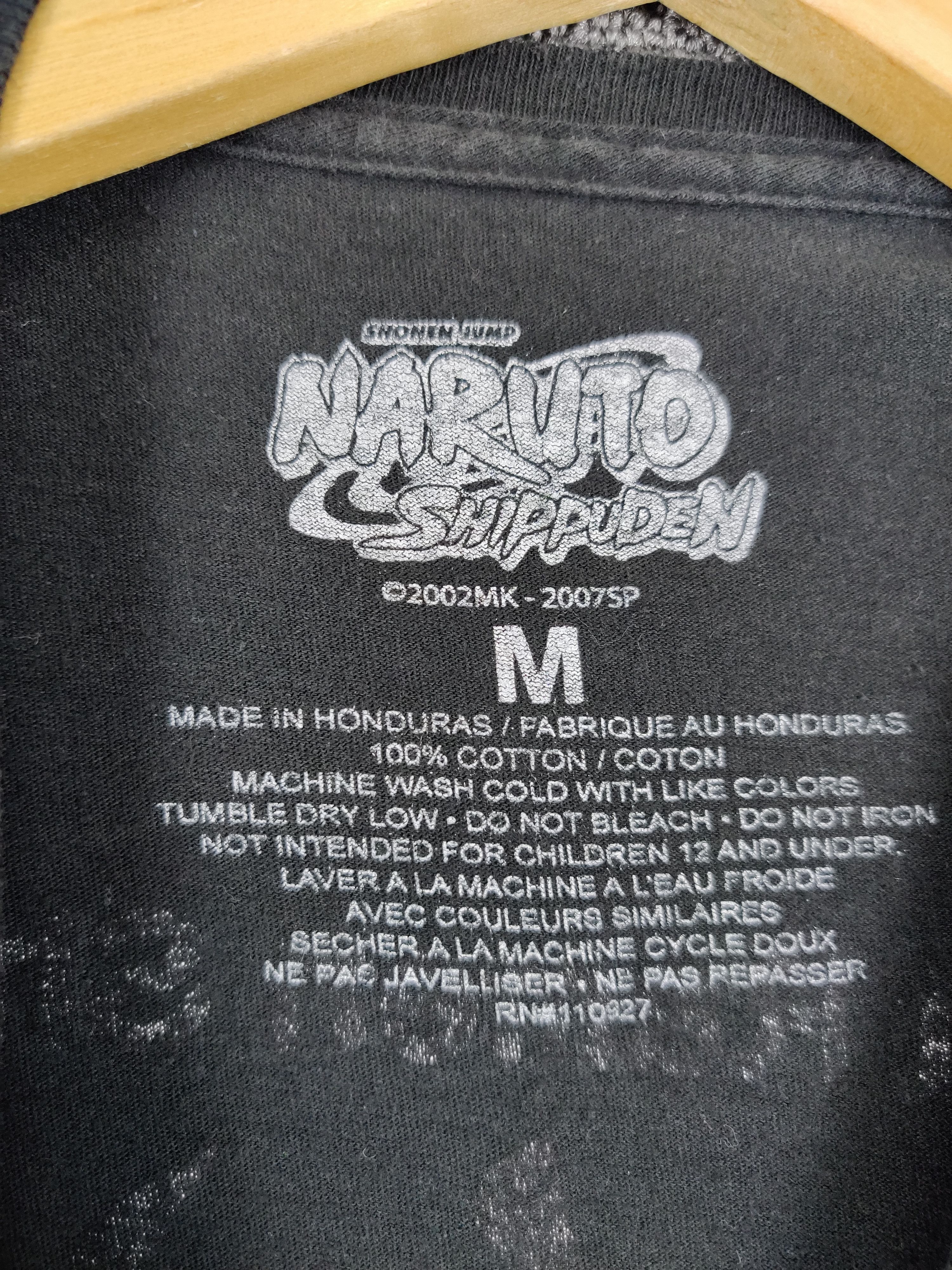 Anime Vintage Naruto Shippuden Anime Tee Tshirt Size US M / EU 48-50 / 2 - 7 Thumbnail
