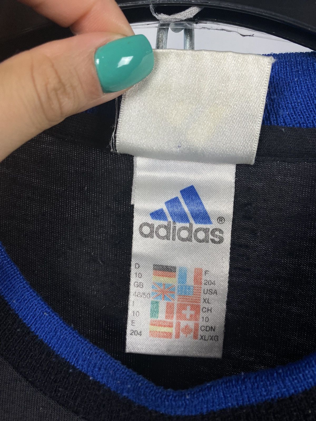 Adidas Adidas vintage T-shirts rare sportswear size XL Size US XL / EU 56 / 4 - 4 Thumbnail