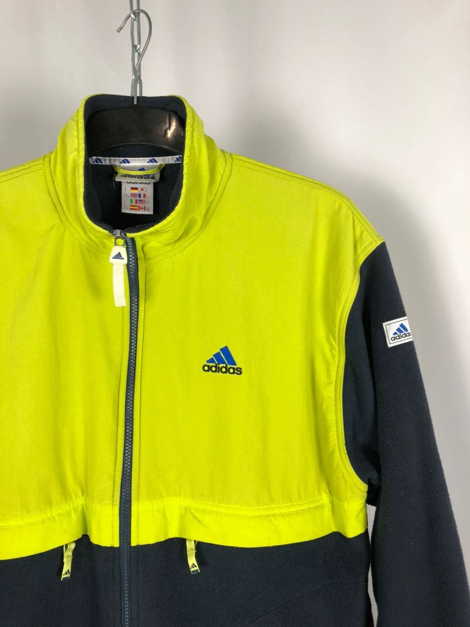 Adidas Men’s Adidas vintage jacket fleece yellow size M Size US M / EU 48-50 / 2 - 2 Thumbnail