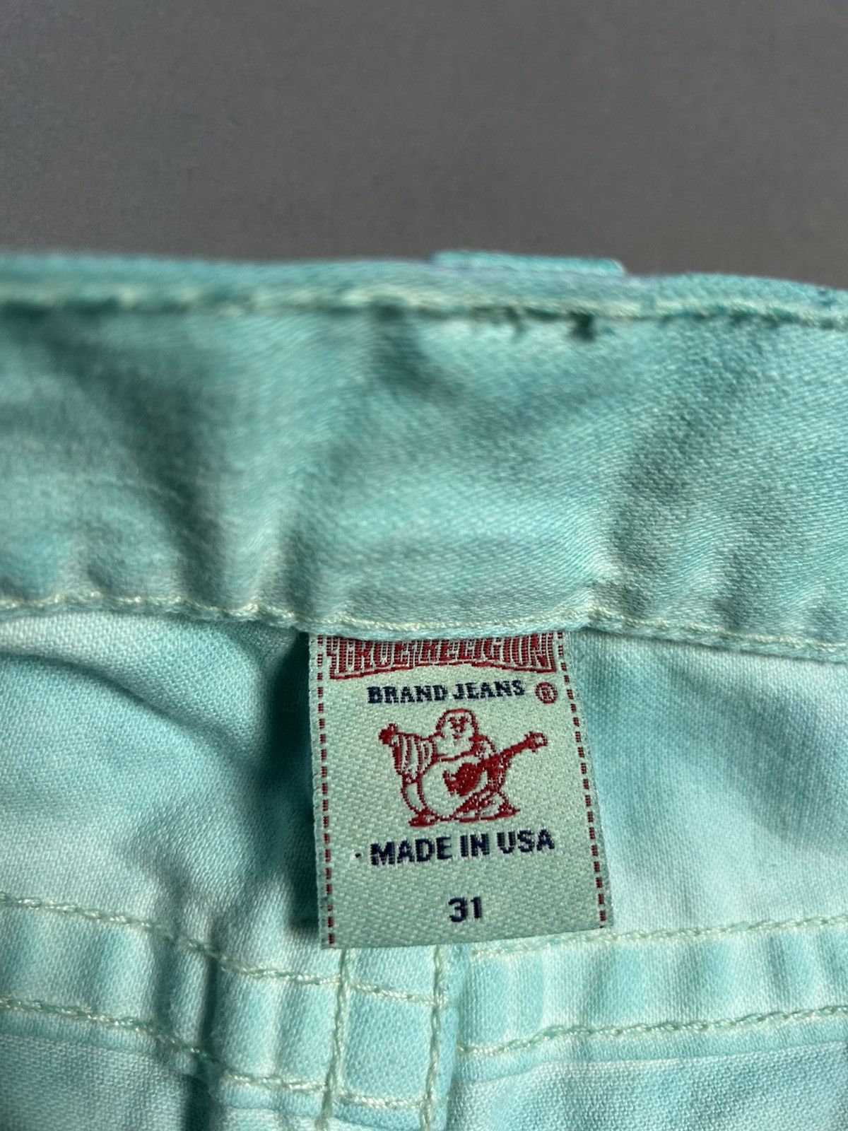 True Religion × Vintage True Religion jeans blue turquoise vintage denim pants Size US 31 - 9 Thumbnail