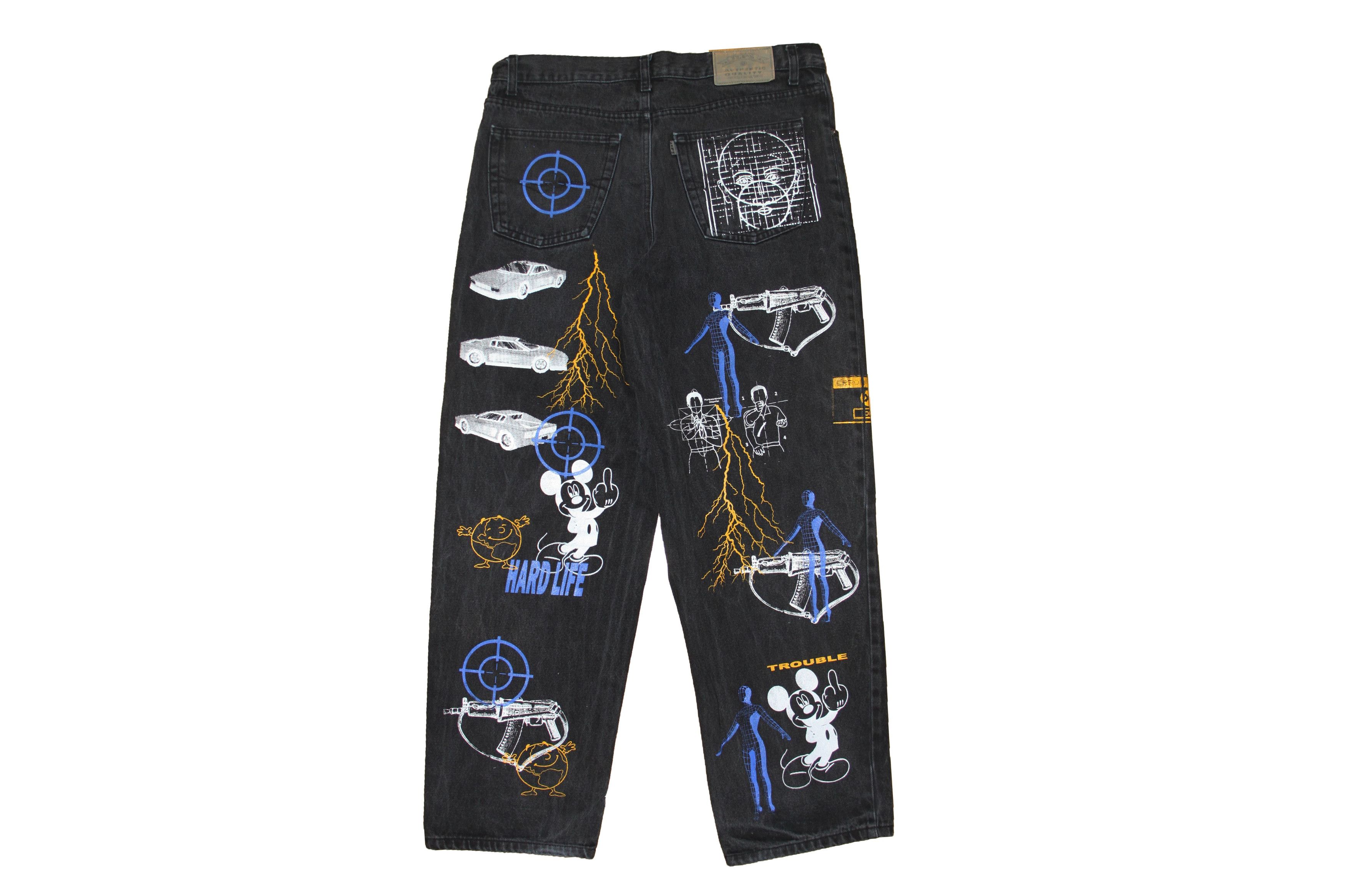 Other 1of1 Custom Jeans Full Print Size US 36 / EU 52 - 2 Thumbnail