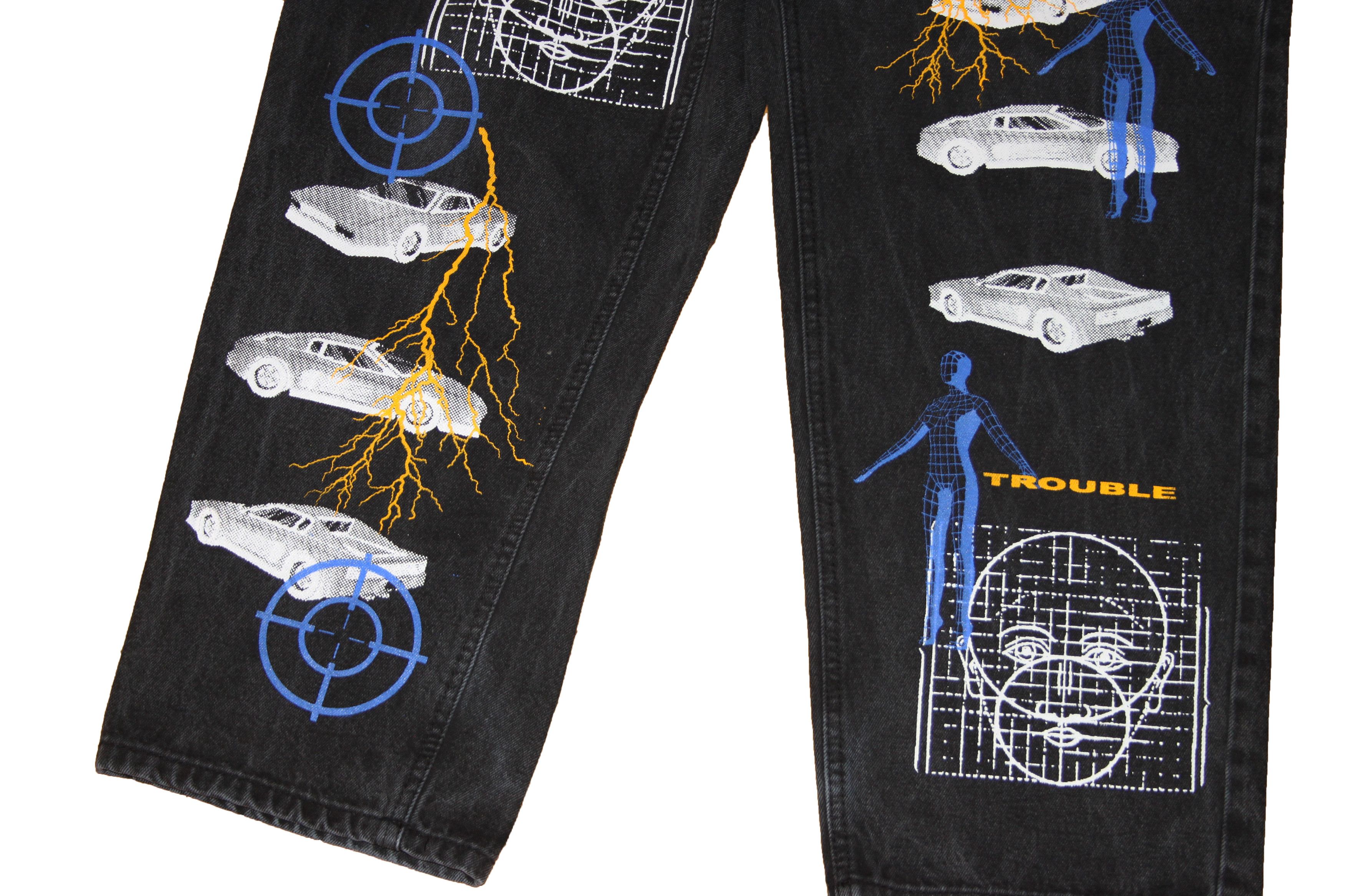 Other 1of1 Custom Jeans Full Print Size US 36 / EU 52 - 4 Thumbnail