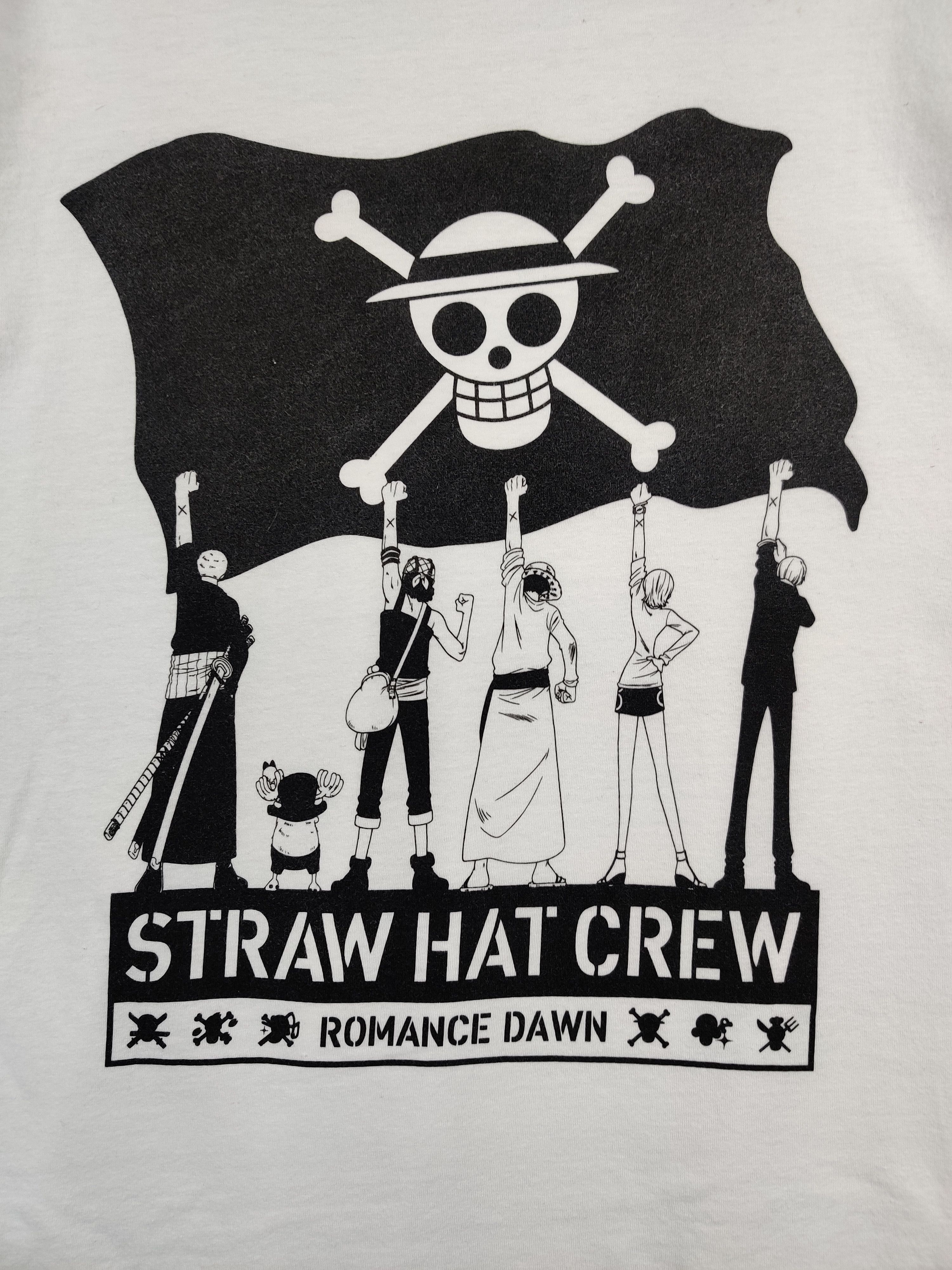 Anime Vintage One Piece Straw Hat Crew Anime Tshirt Size US L / EU 52-54 / 3 - 3 Thumbnail
