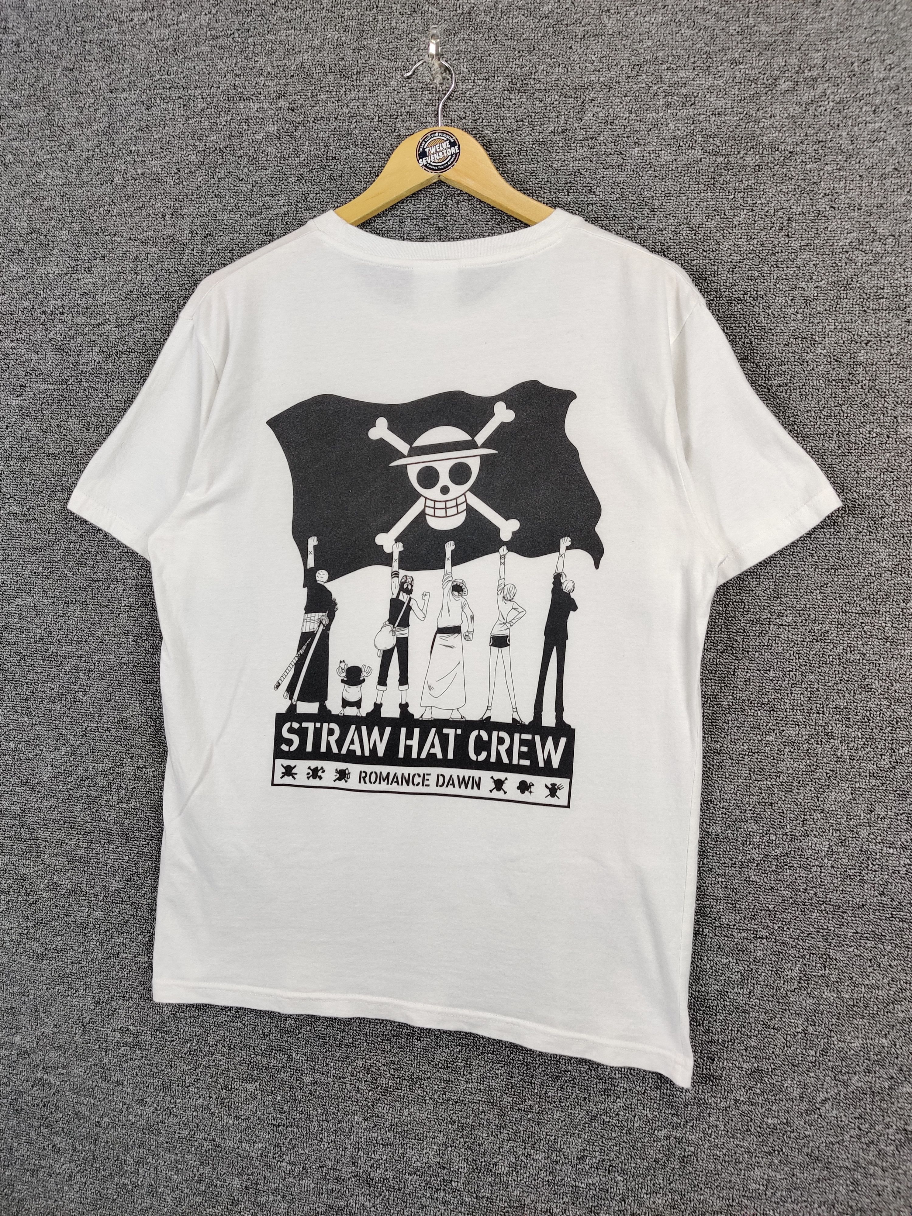 Anime Vintage One Piece Straw Hat Crew Anime Tshirt Size US L / EU 52-54 / 3 - 2 Thumbnail